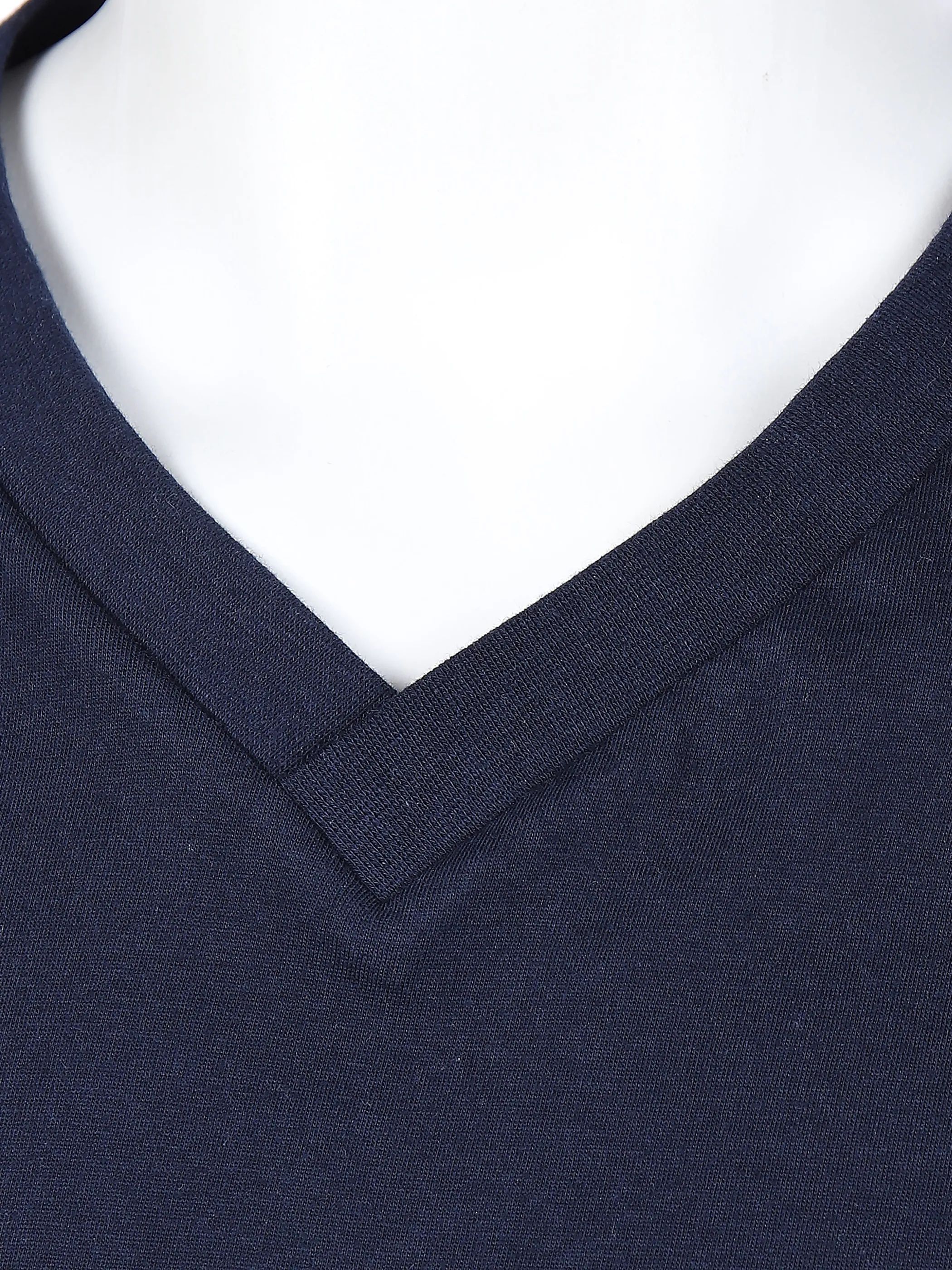 Jim Spencer He. Schlafshirt 1/4 Arm V-Neck Blau 862767 NAVY 3 Jim Spencer He. Schlafshirt 1/4 Arm V-Neck Blau 862767 NAVY 3
