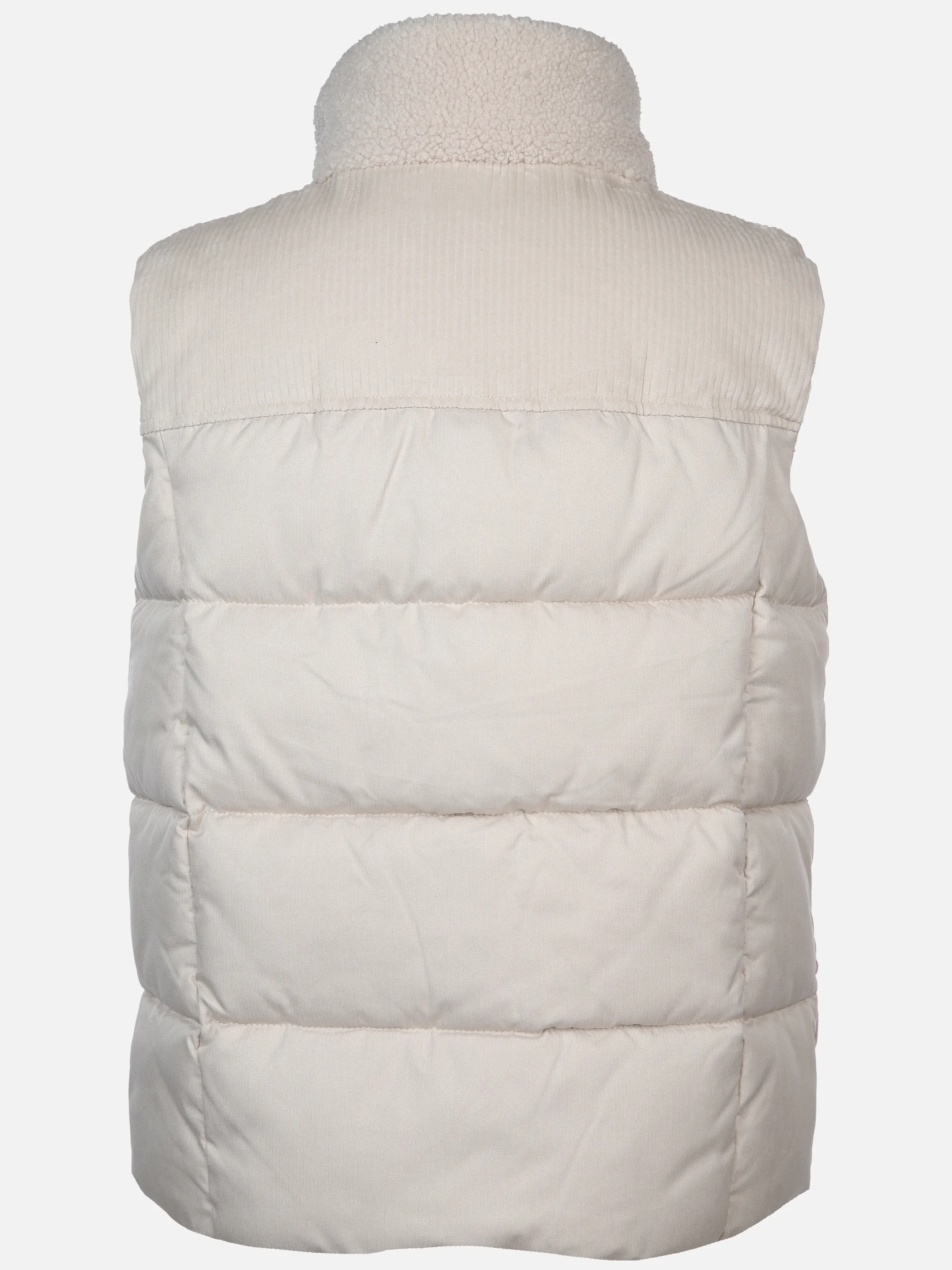 Lisa Tossa Da-Steppweste aus Materialmix Beige 896811 BEIGE 2 Lisa Tossa Da-Steppweste aus Materialmix Beige 896811 BEIGE 2