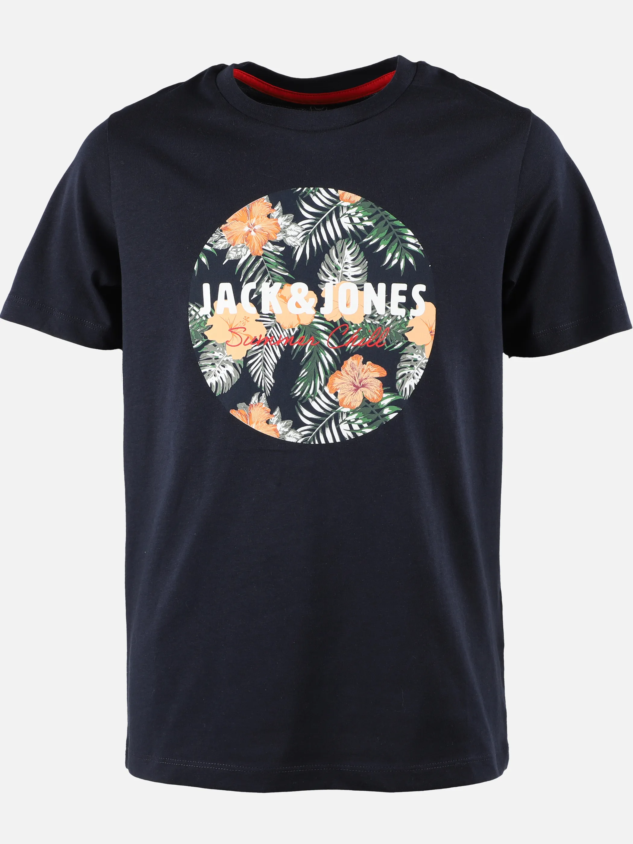 Jack&Jones Junior 12249859 JJCHILL SHAPE TEE SS Blau 889781 175876 1