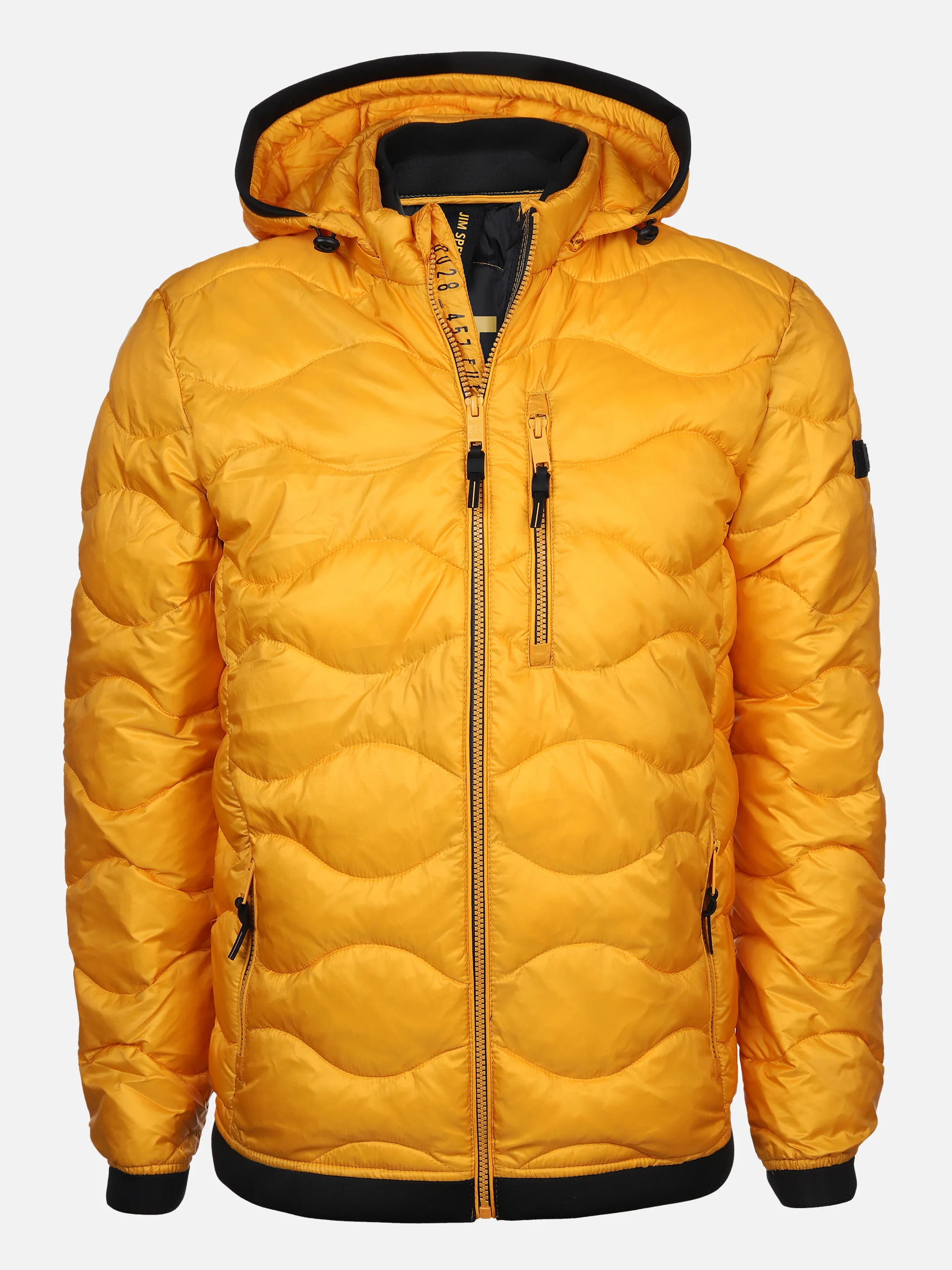 Jim Spencer He. Steppblouson scuba Gelb 859742 YELLOW RIB 1