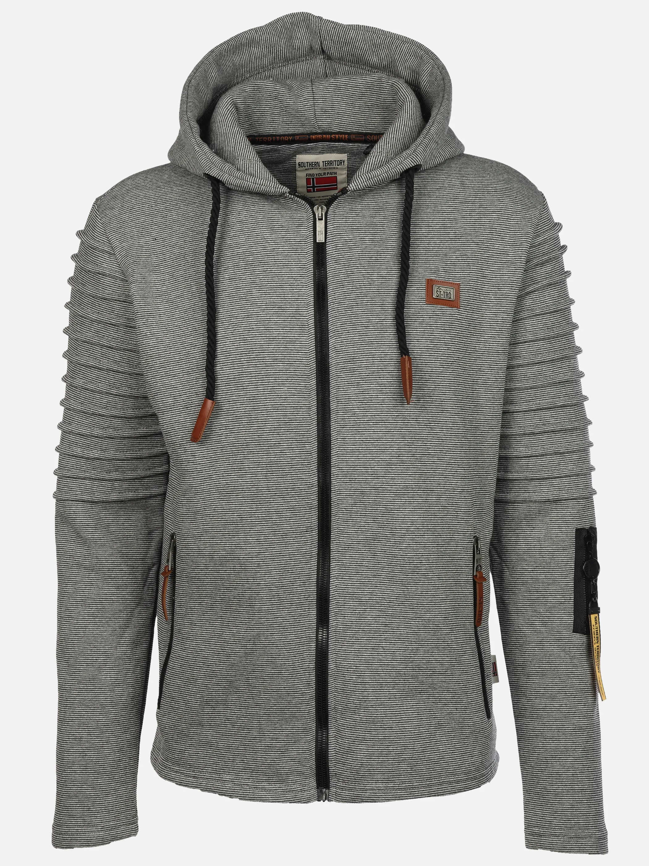Southern Territory He. Bikersweatjacke grindle Grau 919492 GREYGRINDL 1