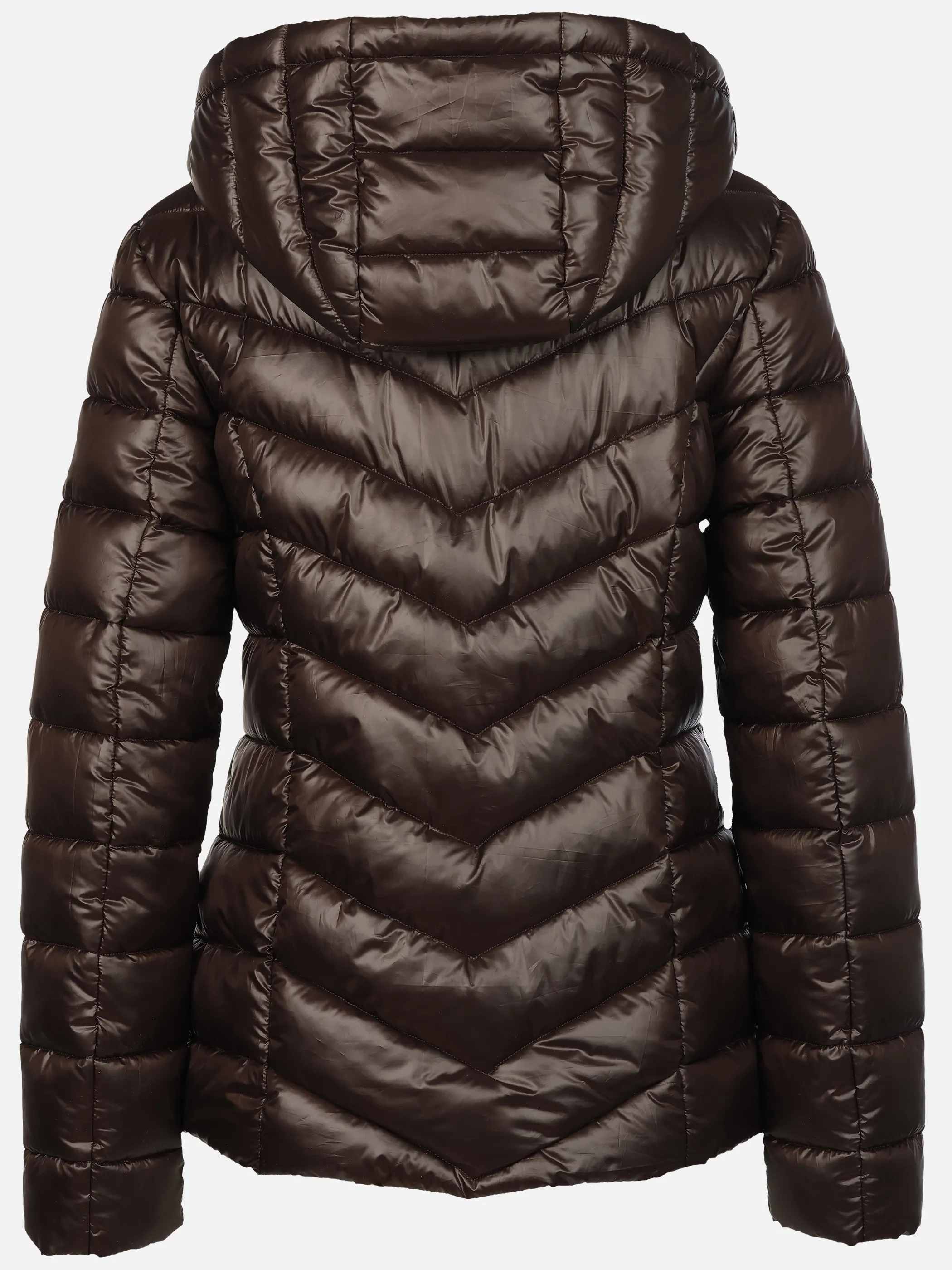 Sure Da. Steppjacke mit abnehmbarer Kapuze Braun 928651 CHOCOLATE 2