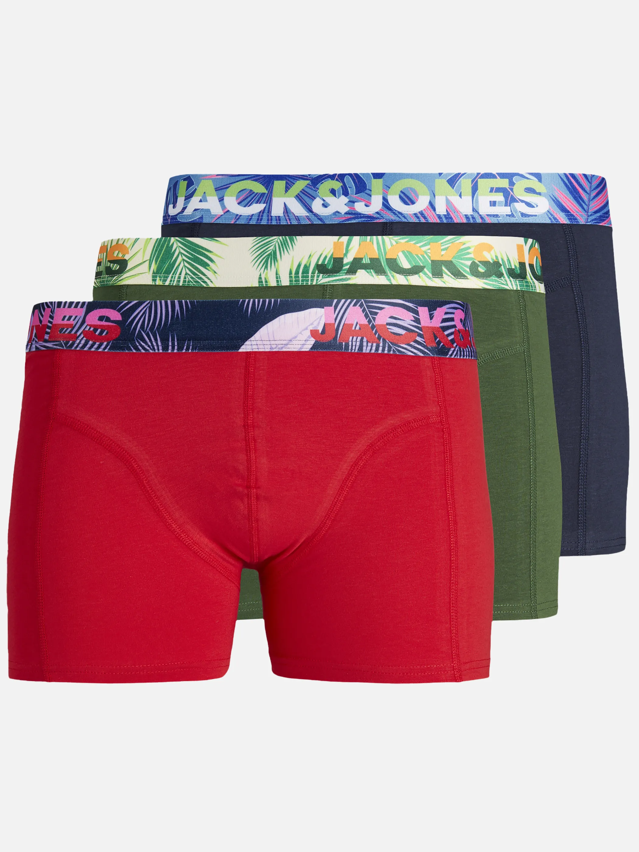Jack Jones 12250331 JACPAW TRUNKS 3 PACK Rot 888801 229136001 1