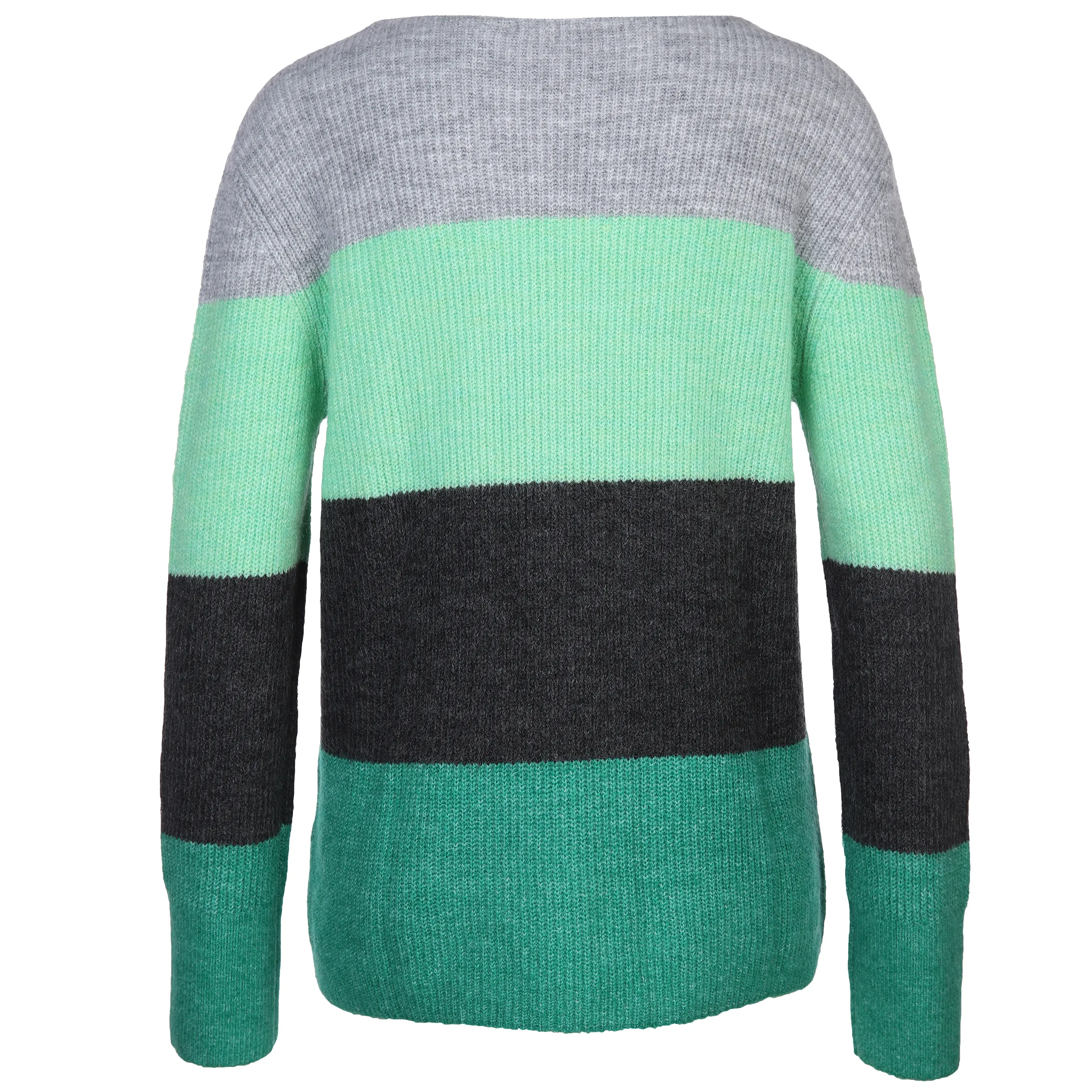 Sure Da-Pullover gestreift Grün 880926 GRÜN/GRAU 2