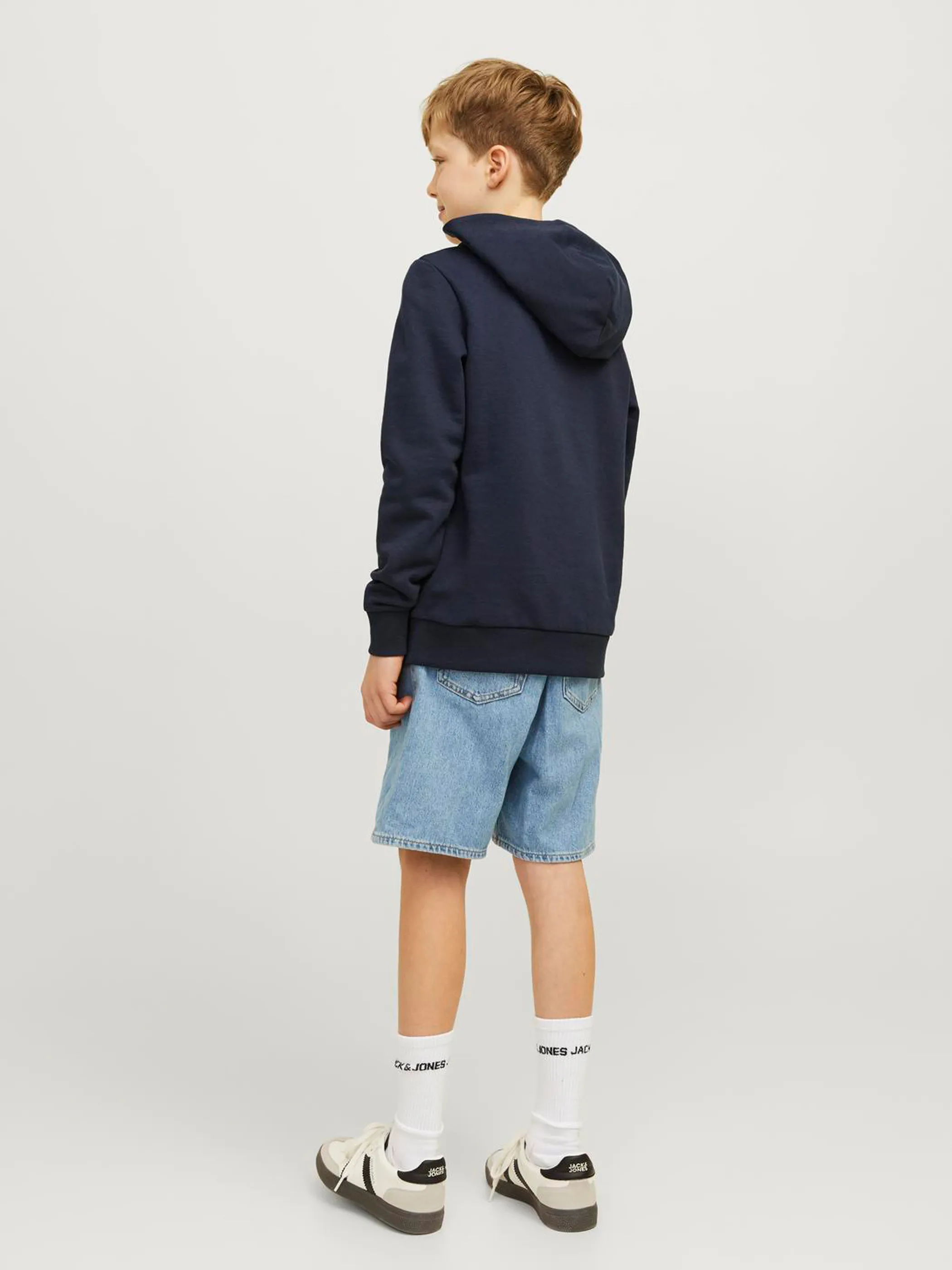 Jack&Jones Junior 12259941 JJFERRIS SWEAT HOOD J Blau 903614 175876001 2