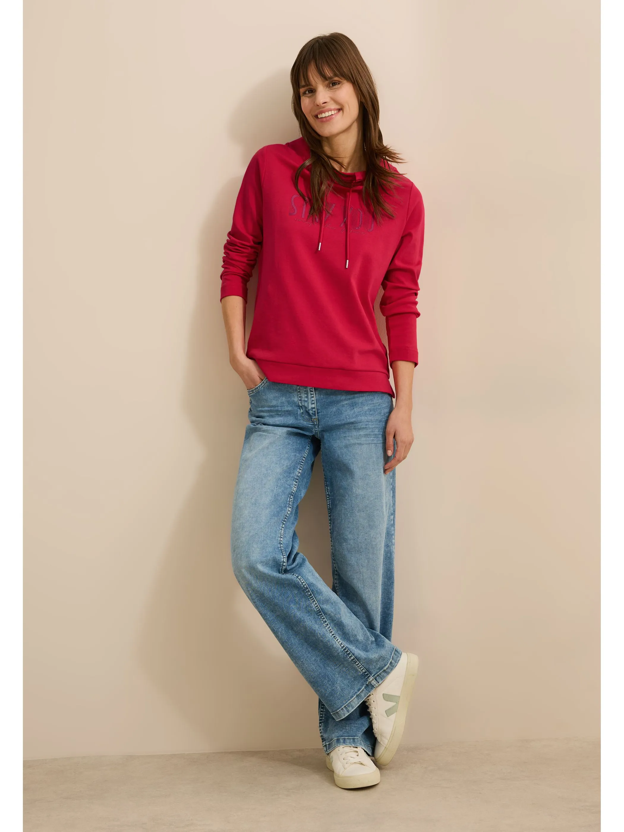 Cecil B322773 Stay You FP Funnel Neck Rot 910472 26099 3 Cecil B322773 Stay You FP Funnel Neck Rot 910472 26099 3