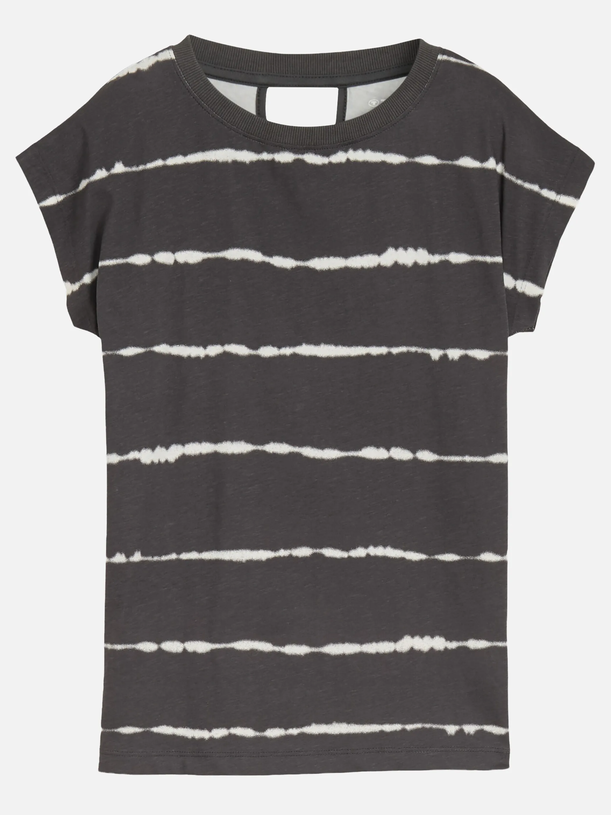 Tom Tailor 1050066 batik oversized t-shir Grau 928027 40094 1