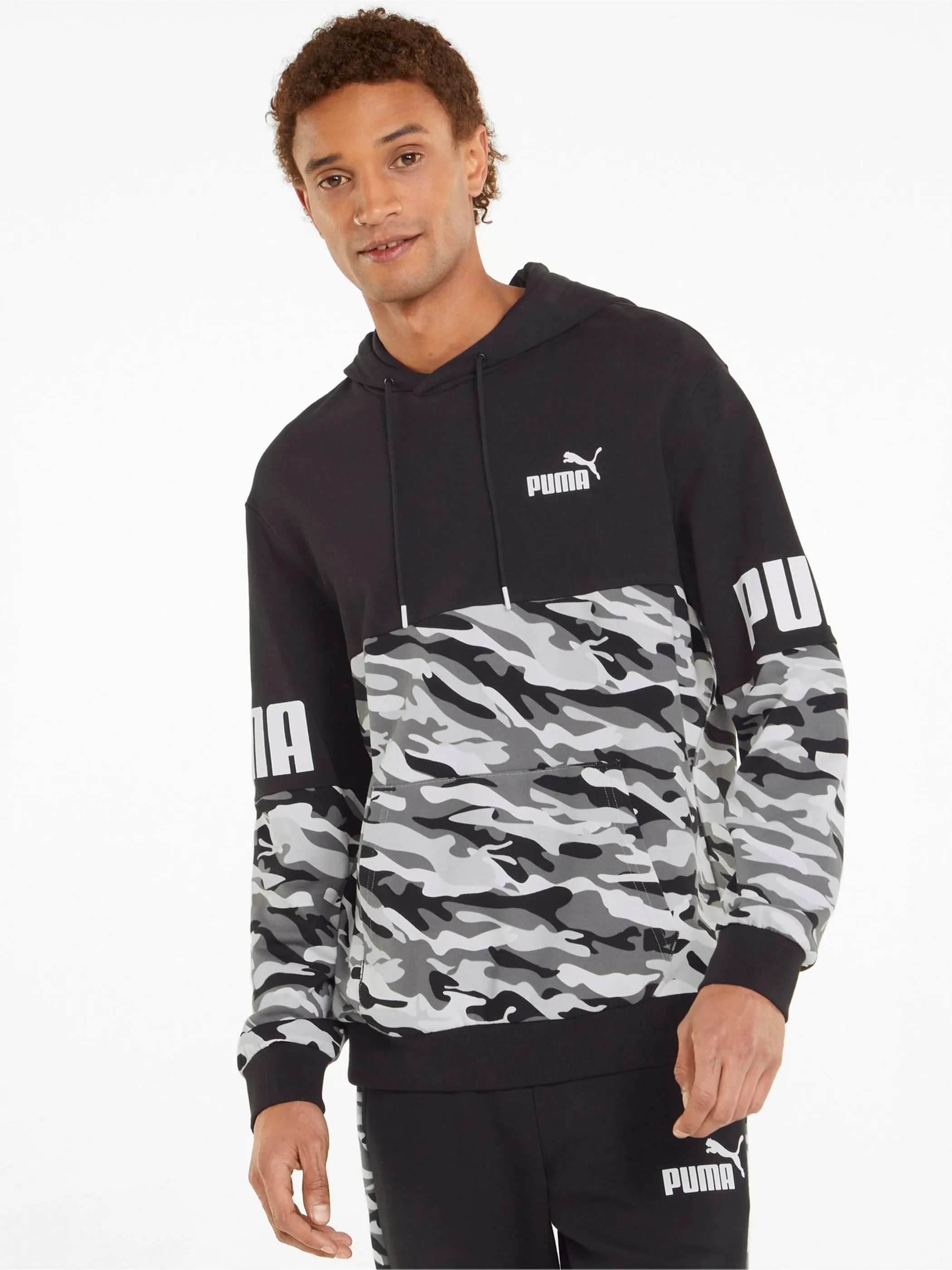 Puma 848872 He-Hoodie, Camouflage- Schwarz 859769 01 4