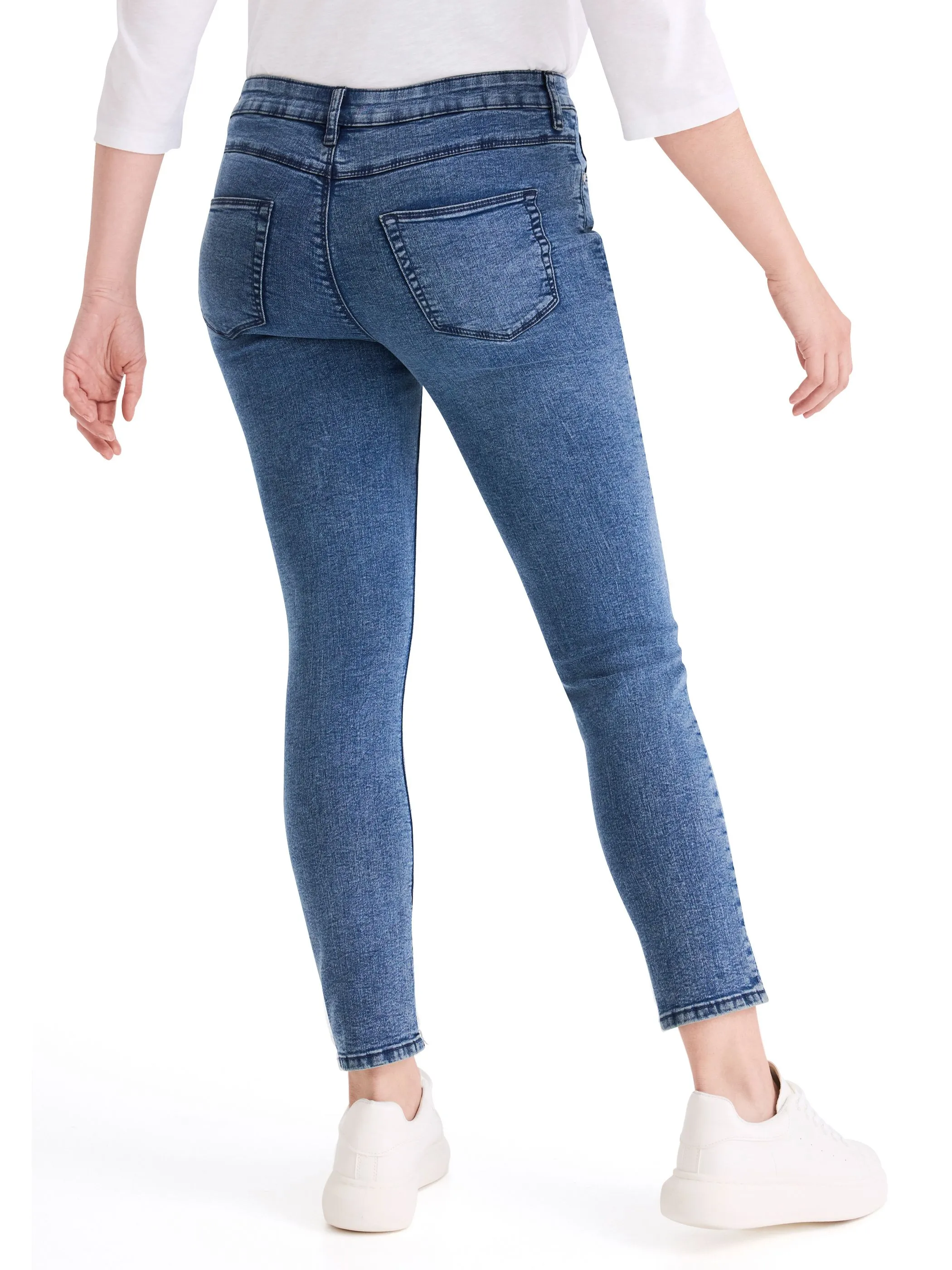 Stooker DOB 22900970007128 Da. Hosen lang, Blau 874281 7128 2