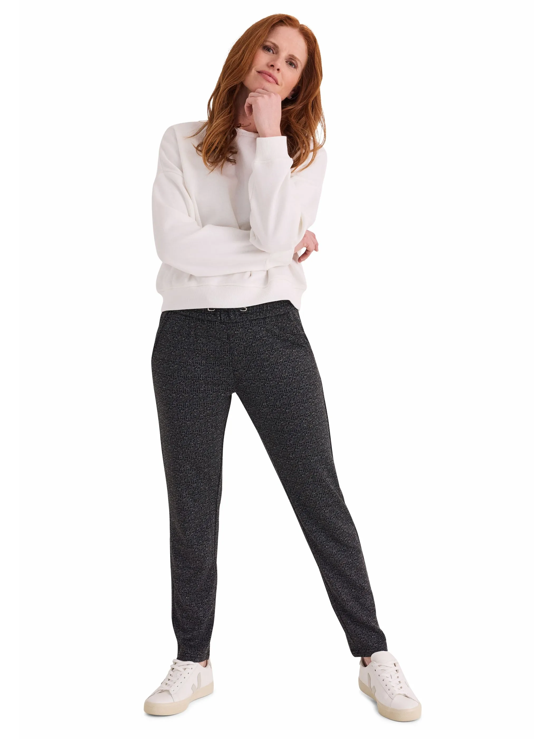 Stooker DOB 22110150009163 Da. Hosen lang, Schwarz 936921 9163 4