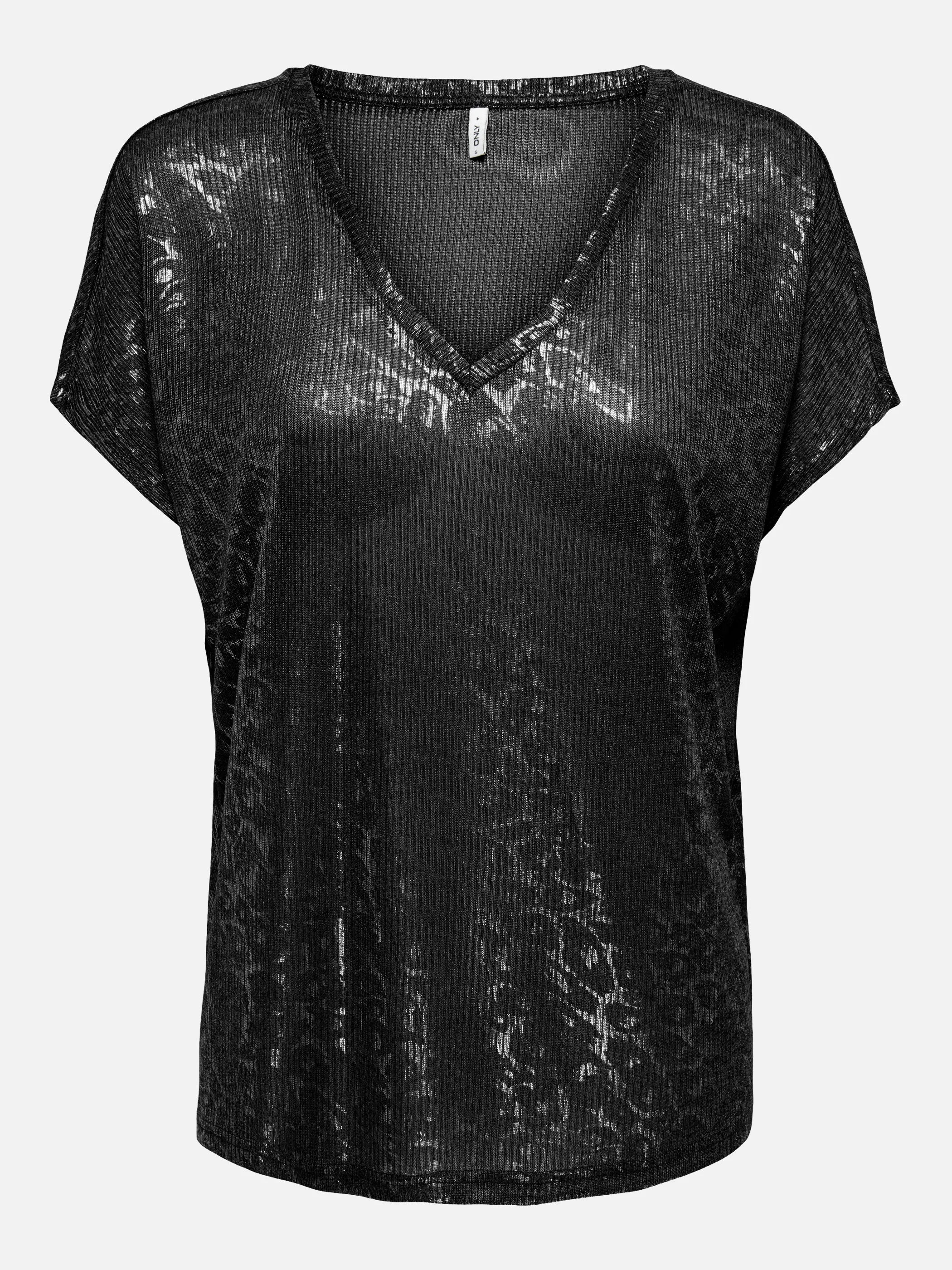 Only 15333628 ONLMIRINDA S/S V-NECK Schwarz 901330 177911007 1