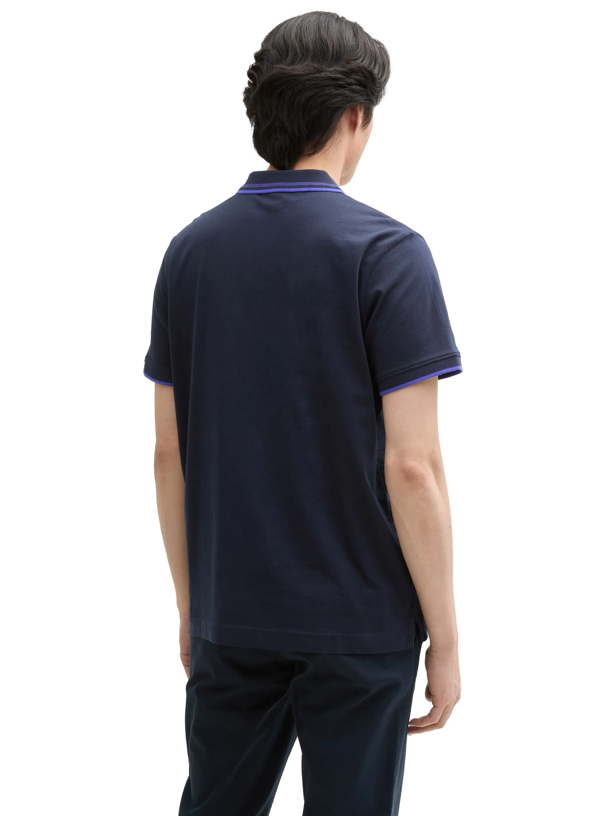 Tom Tailor 1046739 basic jersey polo Marine 910664 10668 2