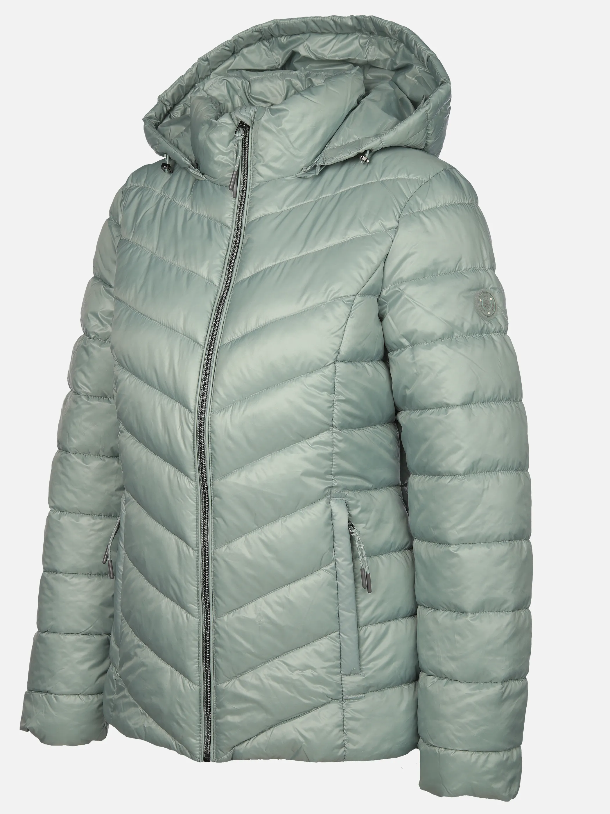 Sure Da-Steppjacke m. Kapuze Grün 912539 SAGE 3