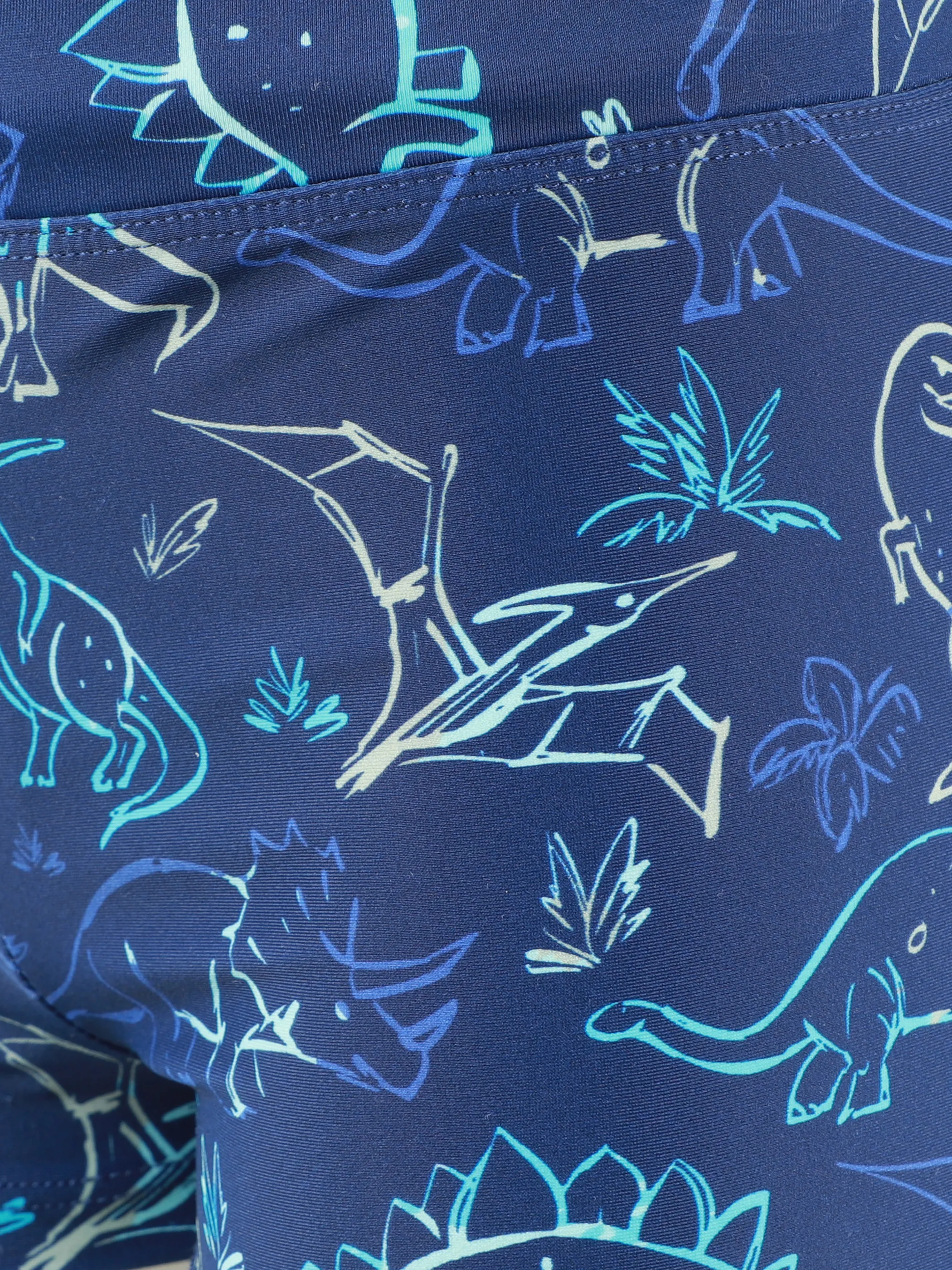 Grinario Sports MB-Badeshose, AOP Dinos Blau 922560 BLUE 3