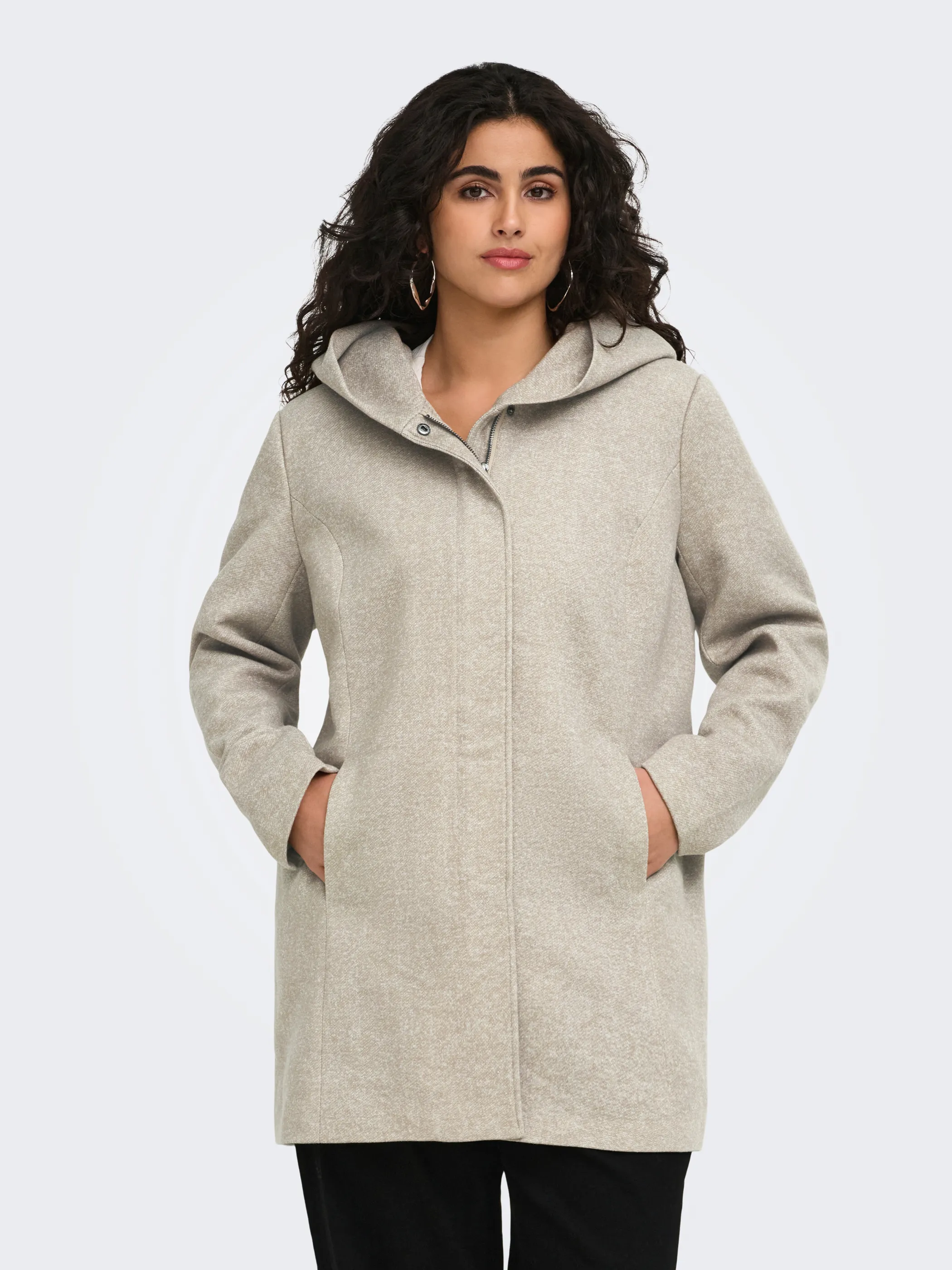 Only Carmakoma 15191768 CARSEDONA LIGHT COAT Braun 837489 187259001 1
