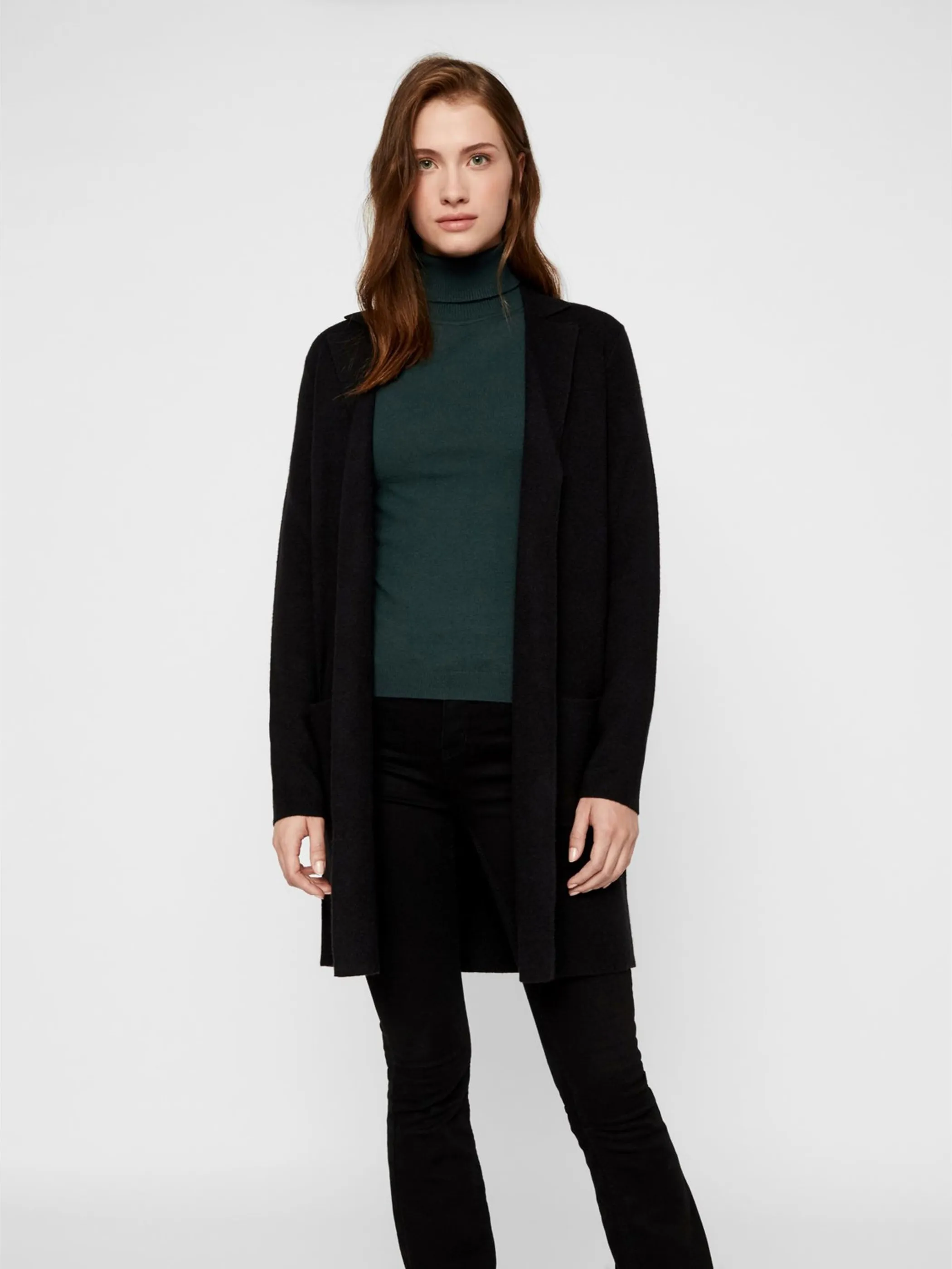 Vero Moda 10215659 VMTASTY FULLNEEDLE LS Schwarz 819097 177868 4