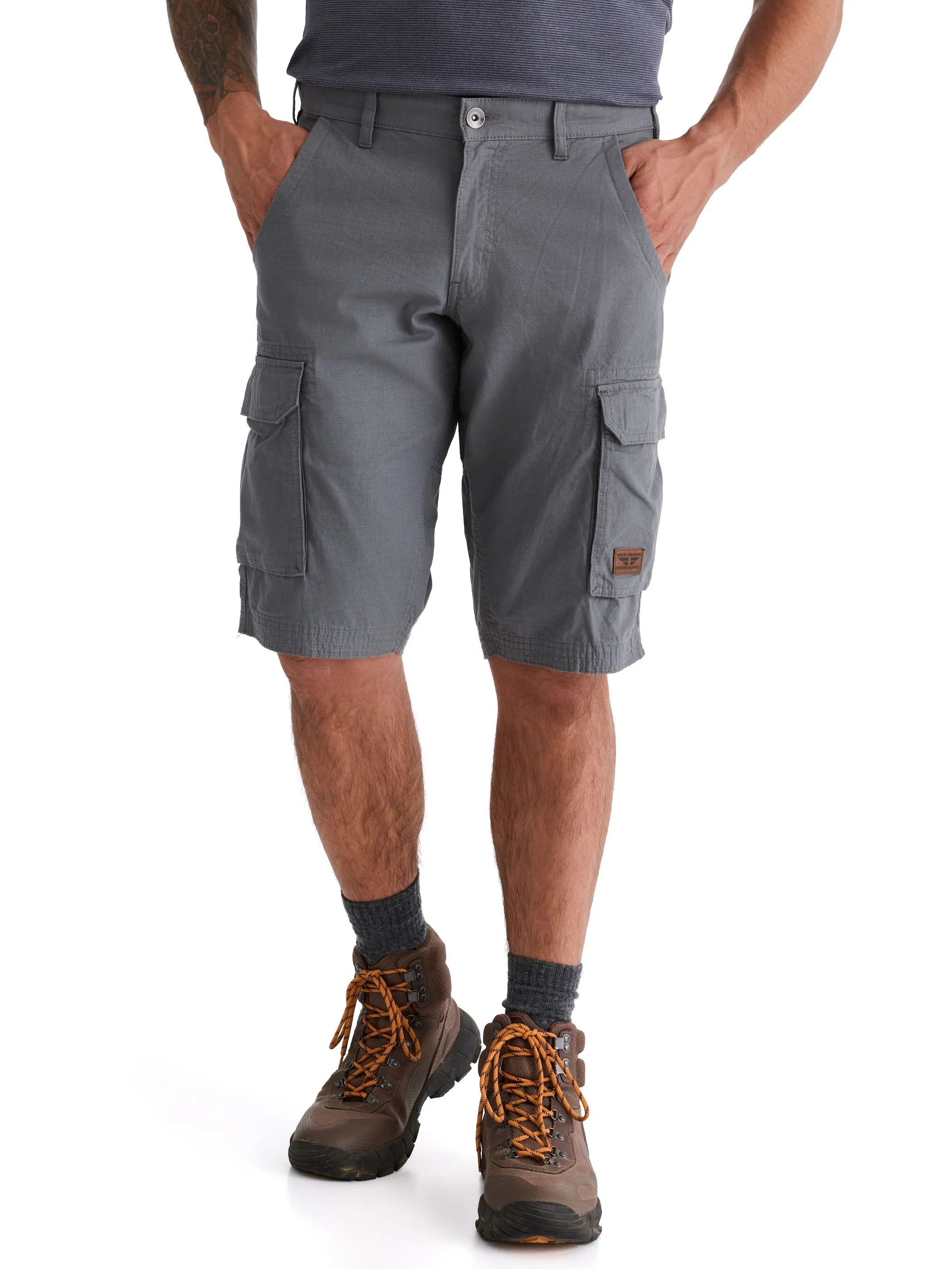 HERO by John Medoox 71360280006146 He. Shorts/Berm Grau 913934 6146 1