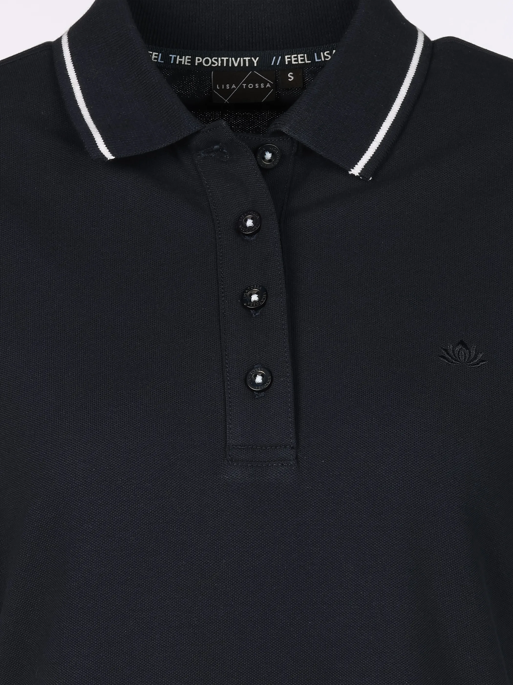 Lisa Tossa Da-Polokleid 1/2 Arm Blau 925556 DARKSAPHIR 3