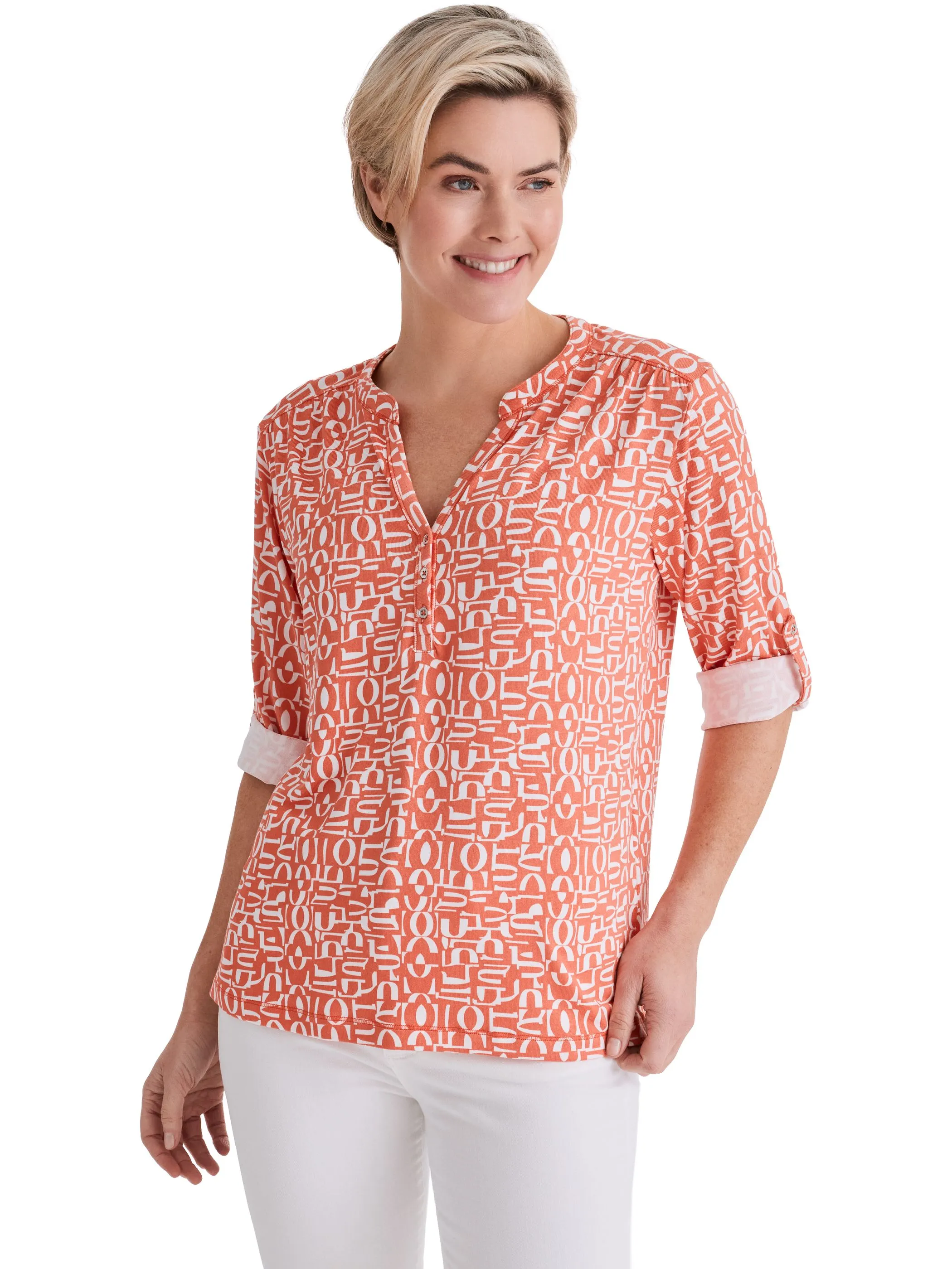 Stooker DOB 25560310009127 Da. T-Shirts / Orange 928316 9127 1