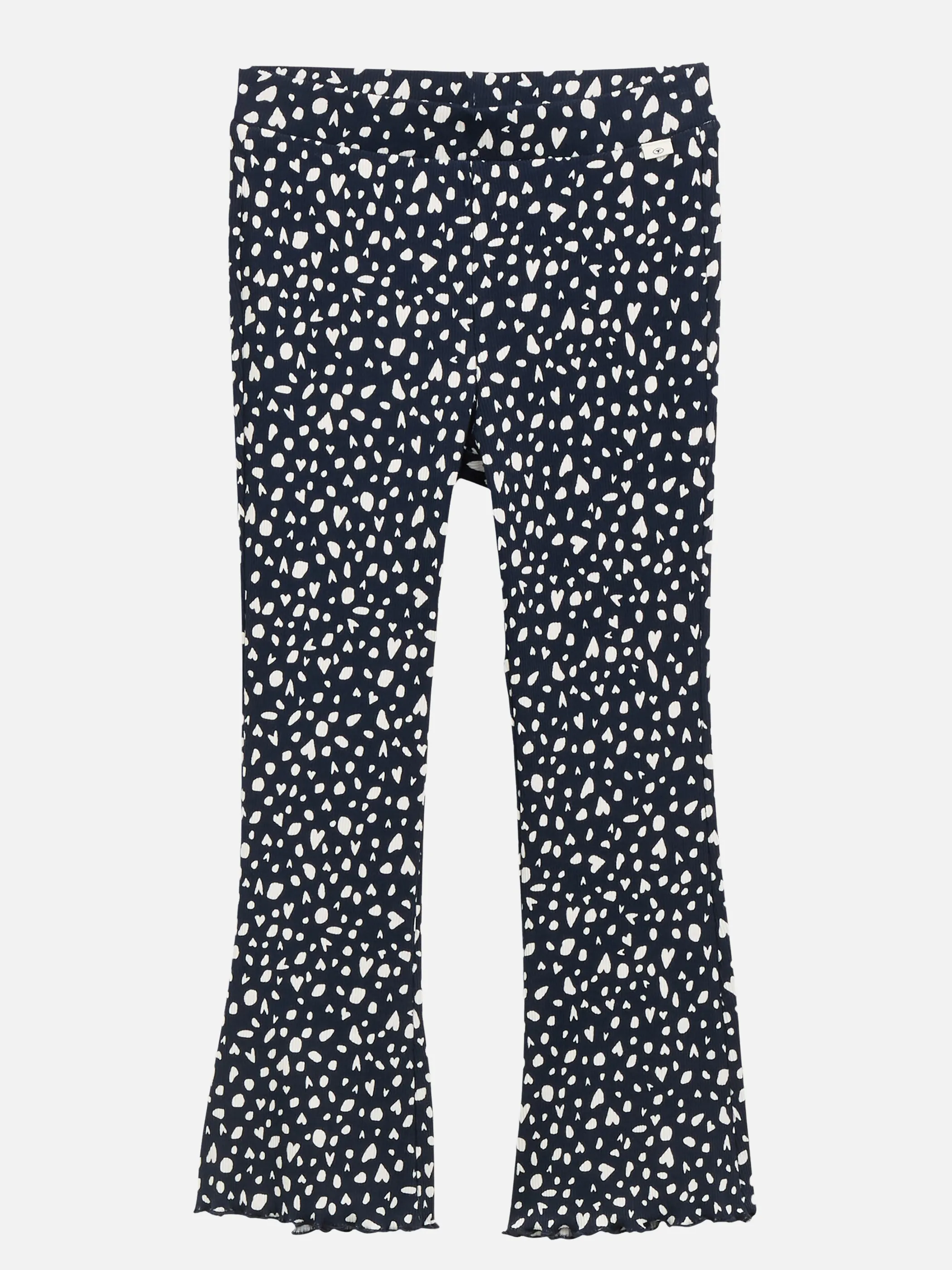 Tom Tailor 1051748 flared rib leggings Schwarz 934416 40800 1