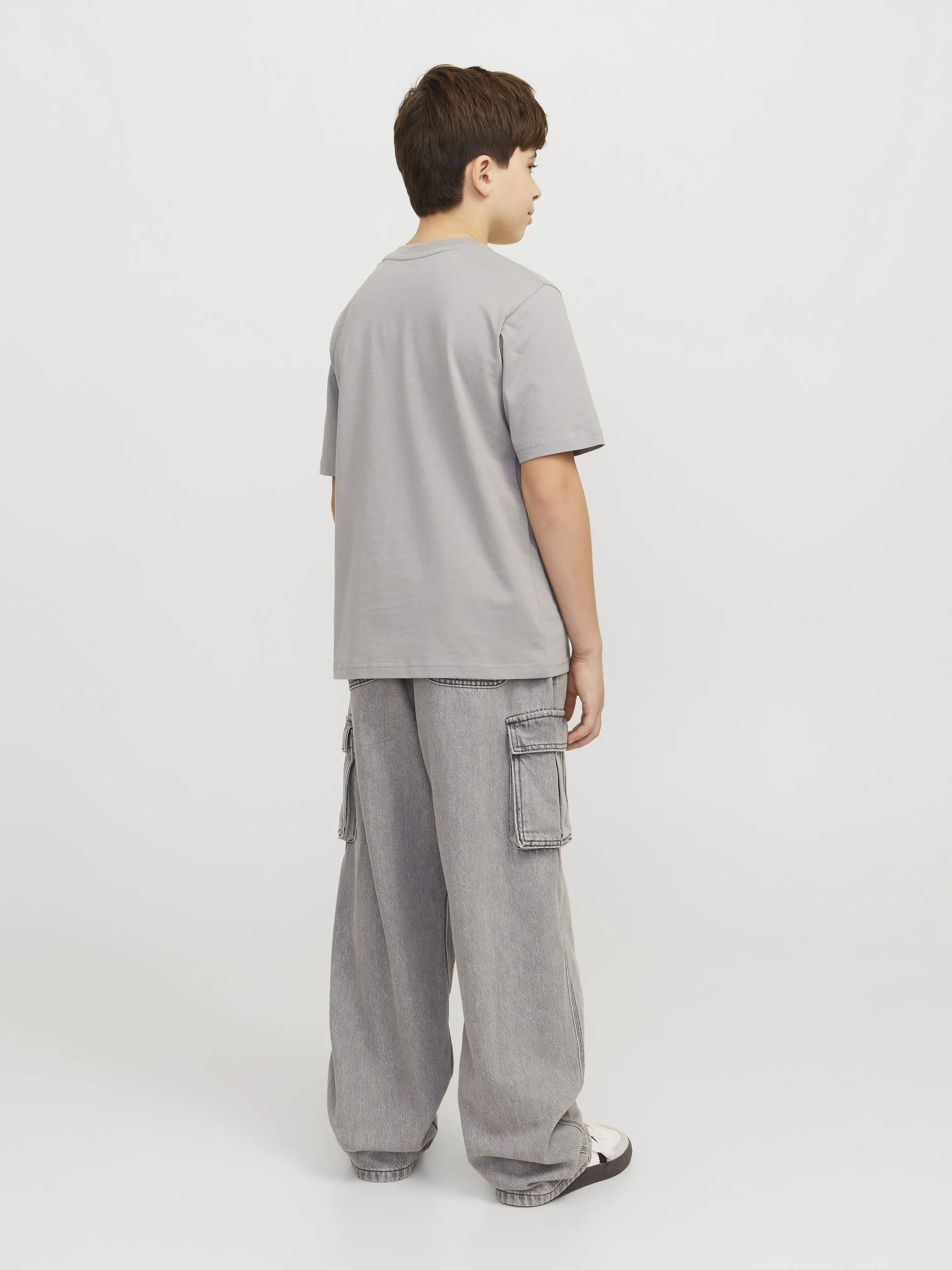 Jack&Jones Junior 12237435 JJESTAR JJ TEE SS NOO Grau 879589 278262002 3