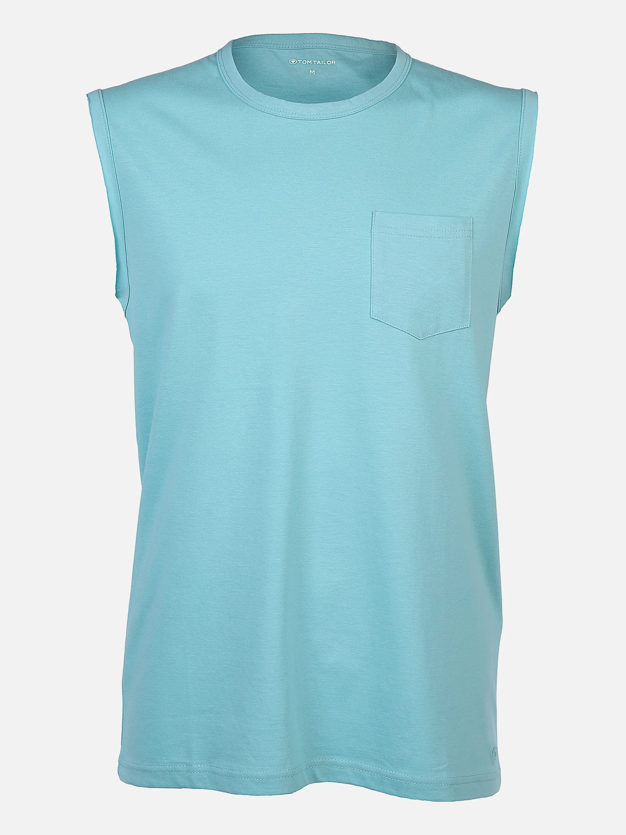 Tom Tailor 1031582 crewneck tanktop with Grün 865772 12433 1