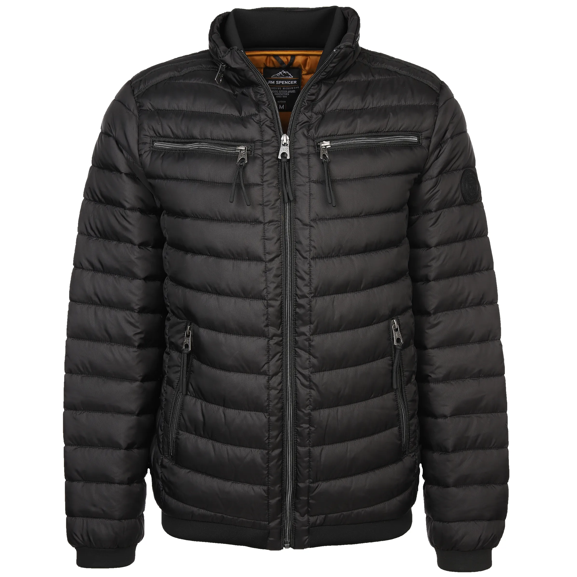 Jim Spencer He. Steppblouson melange scuba Schwarz 878837 SCHWARZ 1 Jim Spencer He. Steppblouson melange scuba Schwarz 878837 SCHWARZ 1