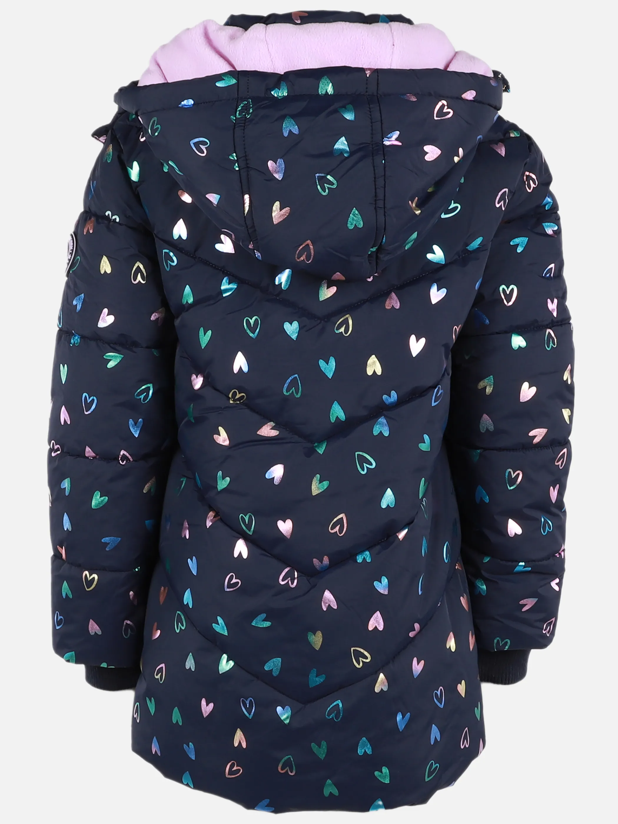 One Way KM Jacke mit Herzen AOP in blau Blau 913608 BLAU 2