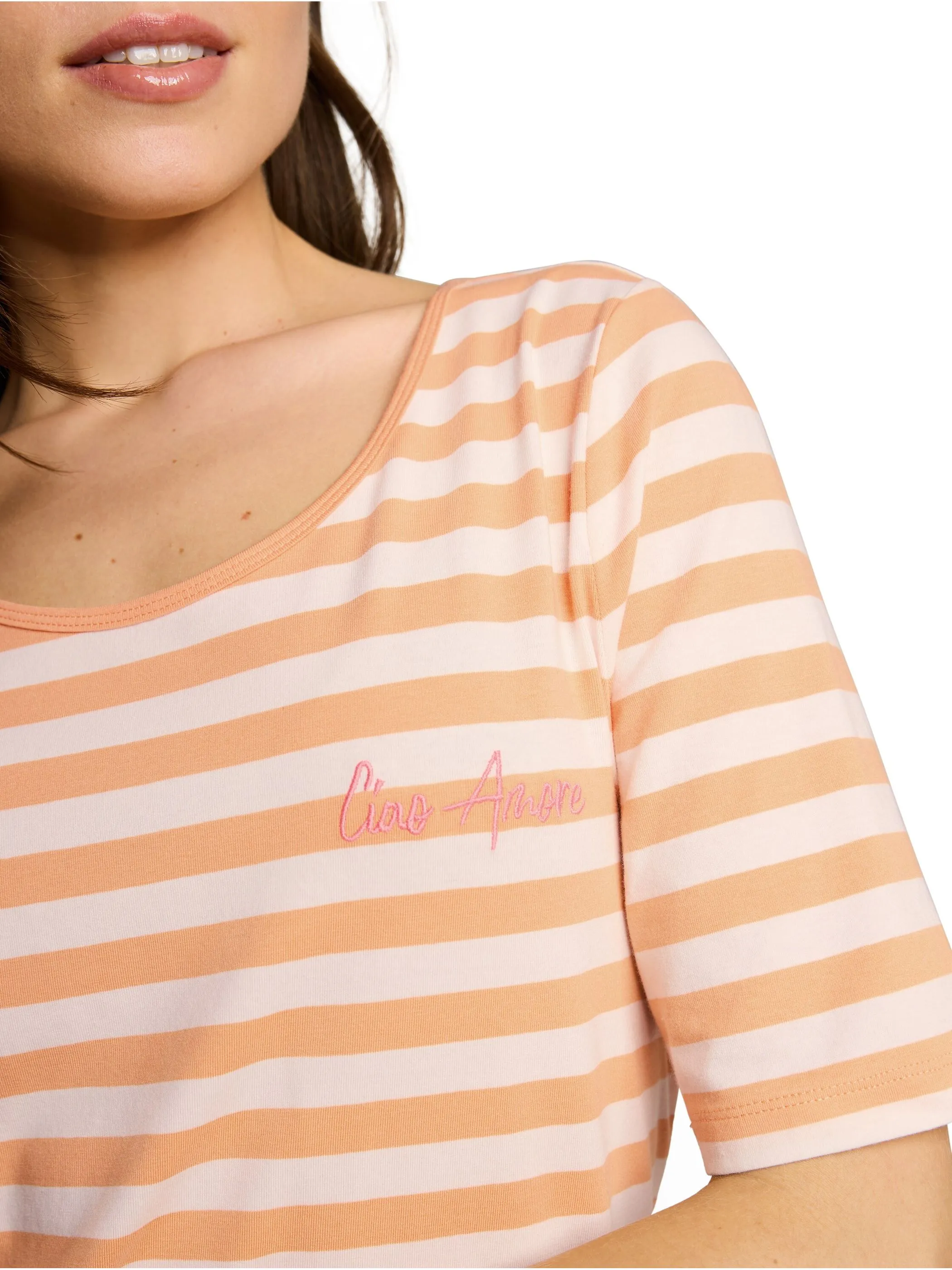 Tom Tailor 1051218 T-Shirt small embro Orange 926015 40327 3