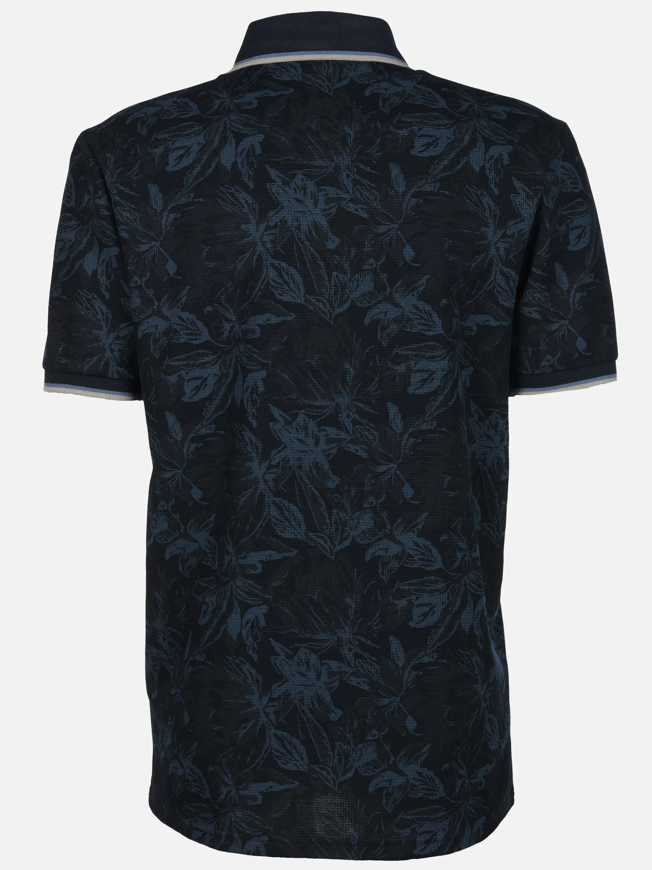 Jim Spencer He. Poloshirt 1/2 Arm waffle s Blau 928819 NAVY 2