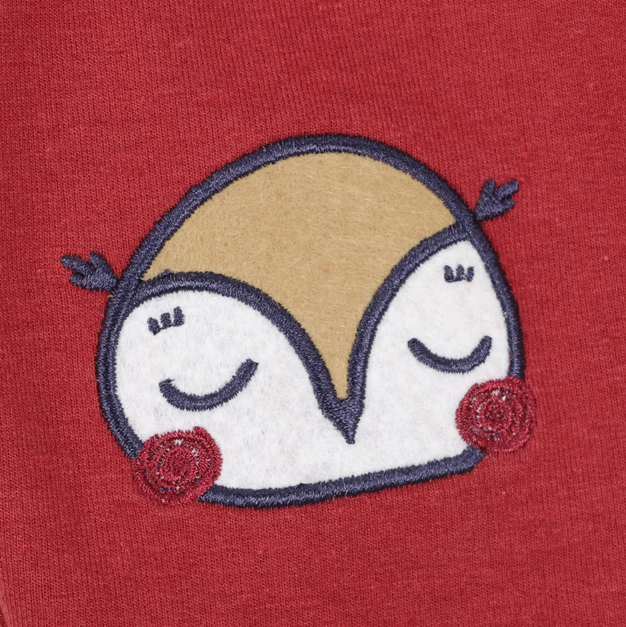 Bubble Gum BM Thermo Leggings in bordeaux mit Eulen Knie Rot 884935 BORDEAUX 3 Bubble Gum BM Thermo Leggings in bordeaux mit Eulen Knie Rot 884935 BORDEAUX 3