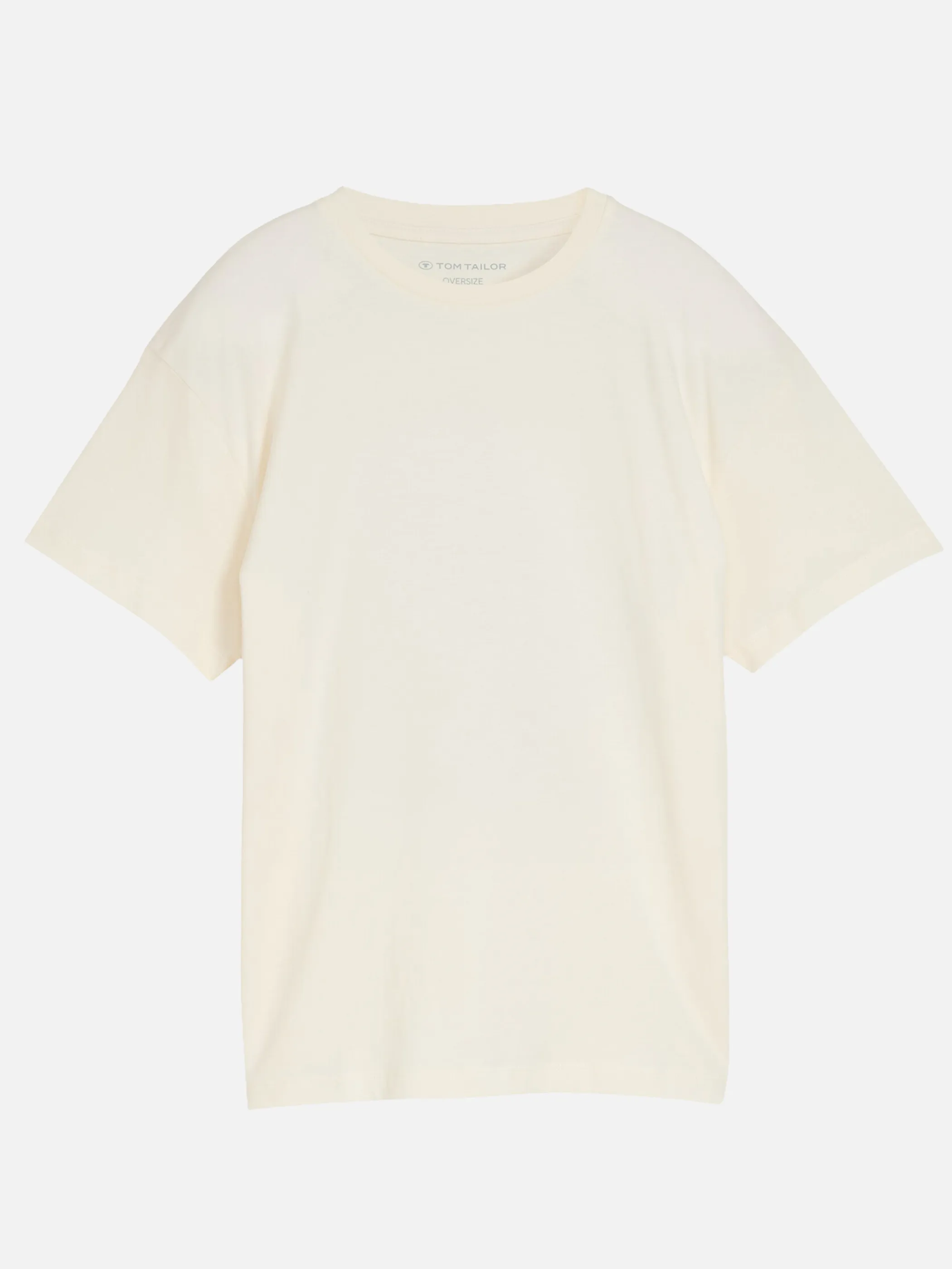 Tom Tailor 1049739 oversize printed t-shirt Weiß 928037 12906 1