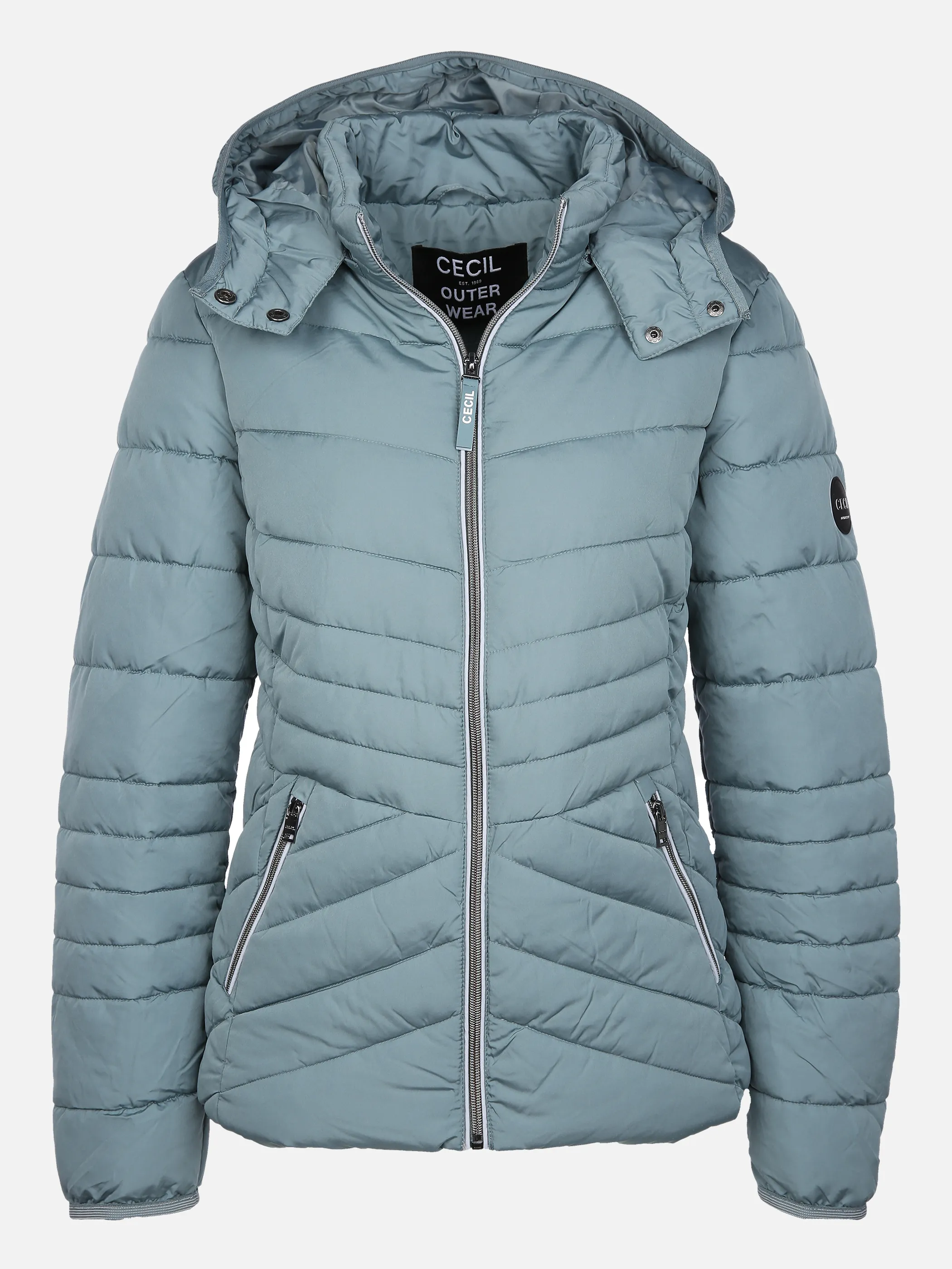 Cecil B201586 Padded Jacket Grün 856500 12940 1