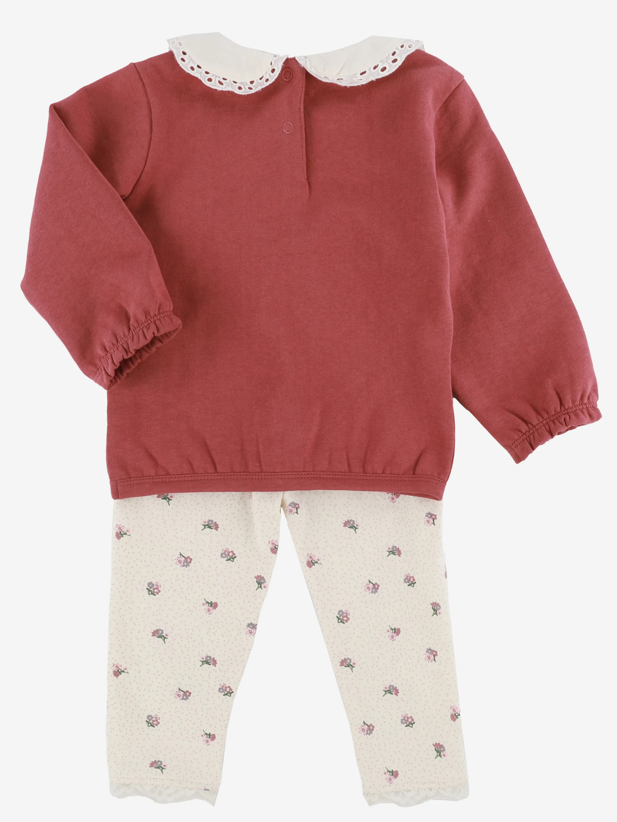Bubble Gum BM 2 pcs Set mit Blumen AOP in rot/beige Rot 913553 ROT 2