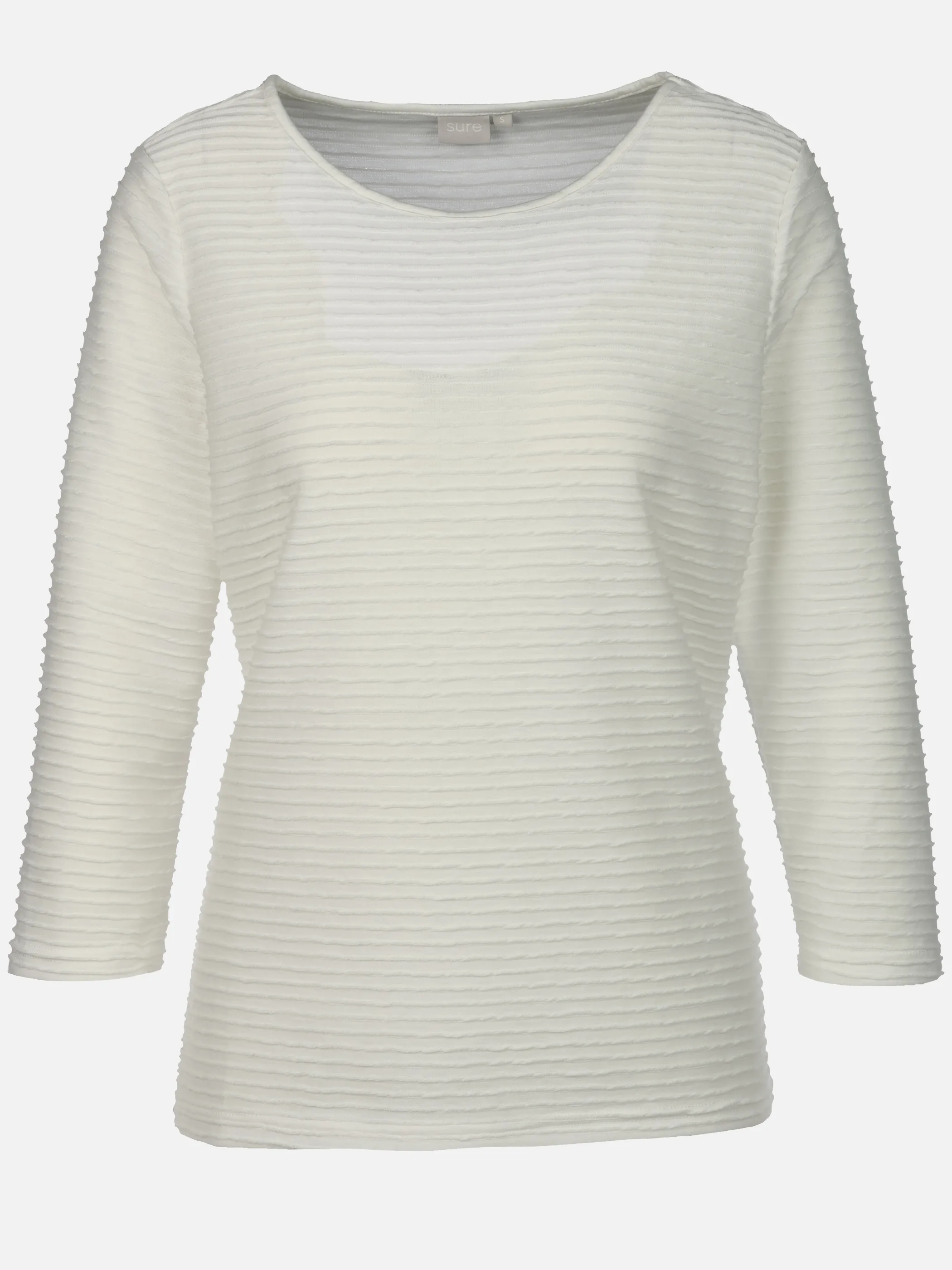 Sure Da-Struktur-Shirt Weiß 913111 OFFWHITE 1
