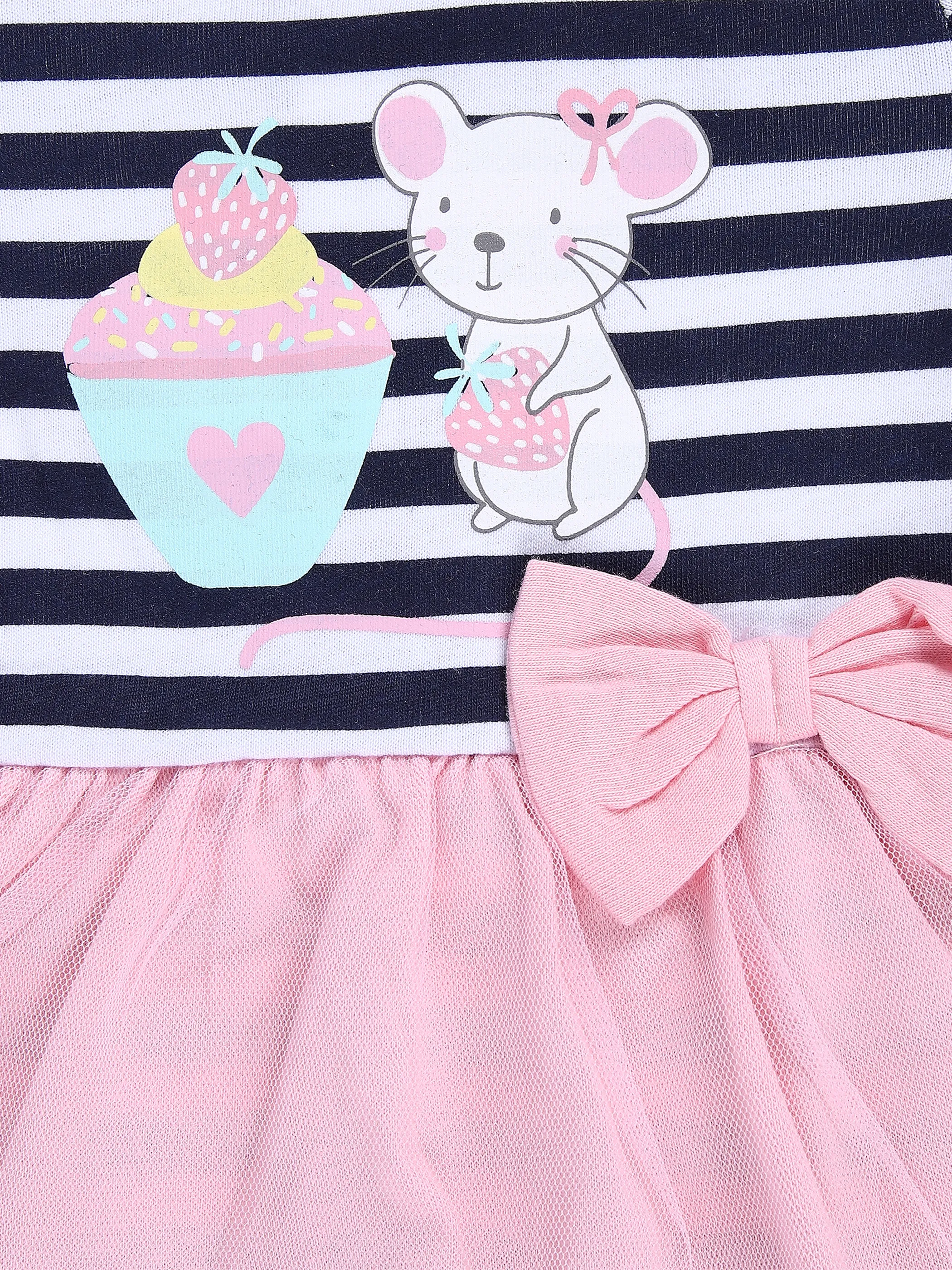 Bubble Gum BG Body d.blau/weiß gestreift Pink 851153 PINK 3