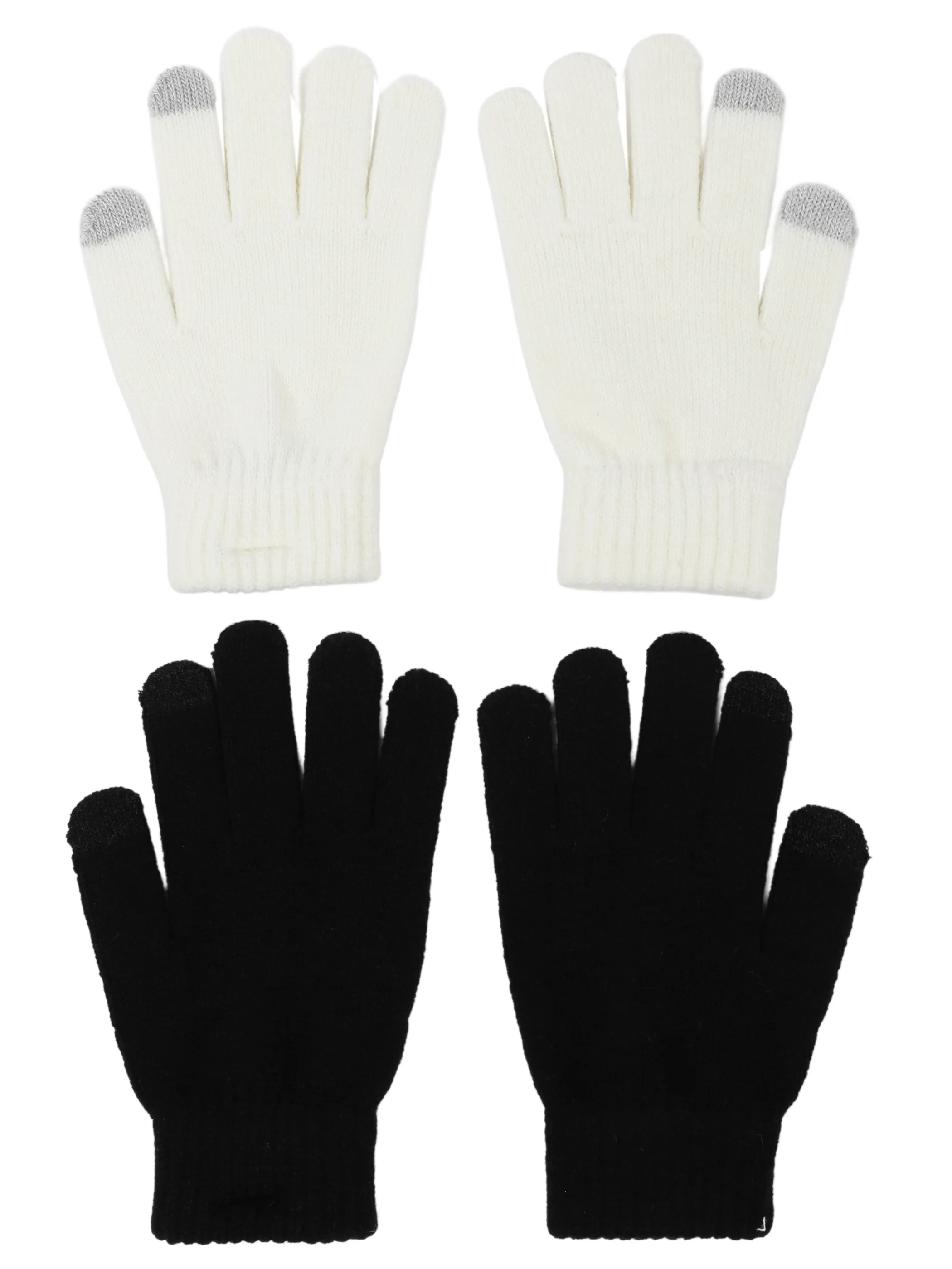 One Way Teener-Handschuhe 2er Pack Schwarz 930752 SW/OFFW 2
