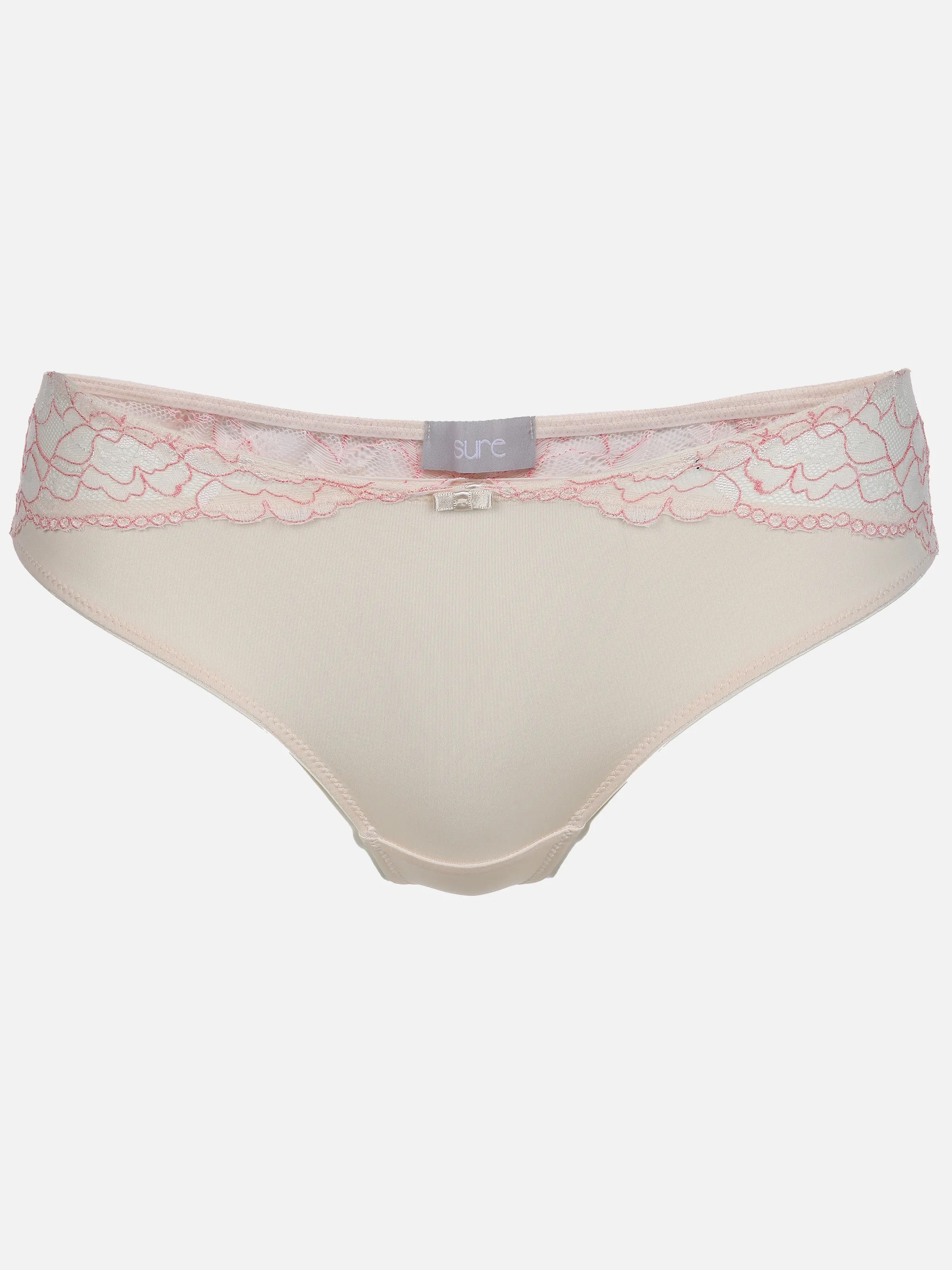 Sure Da Panty shiny mit Spitze Weiß 889621 PEARL 1