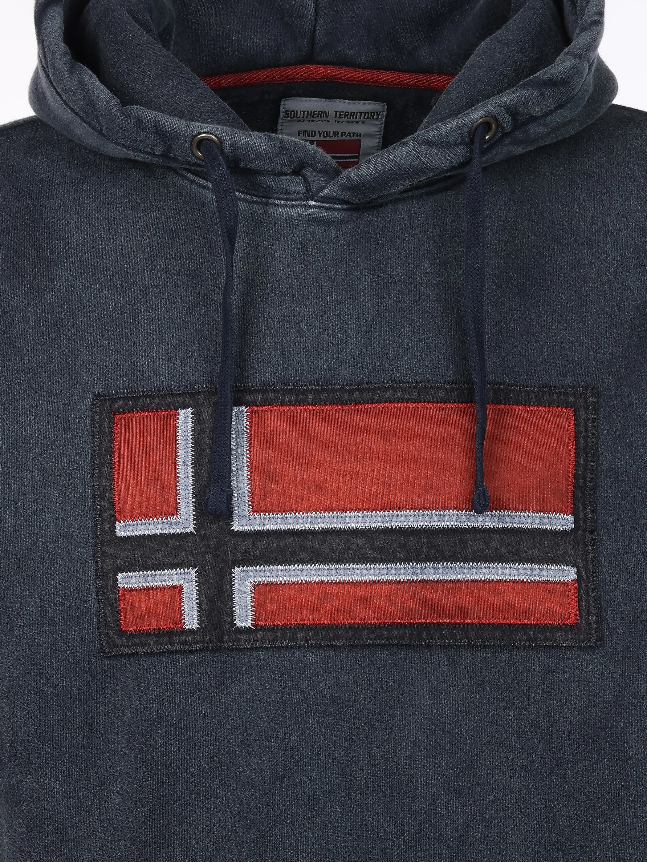 Southern Territory He. Kapuzensweatshirt Logo Marine 922460 NAVY 3