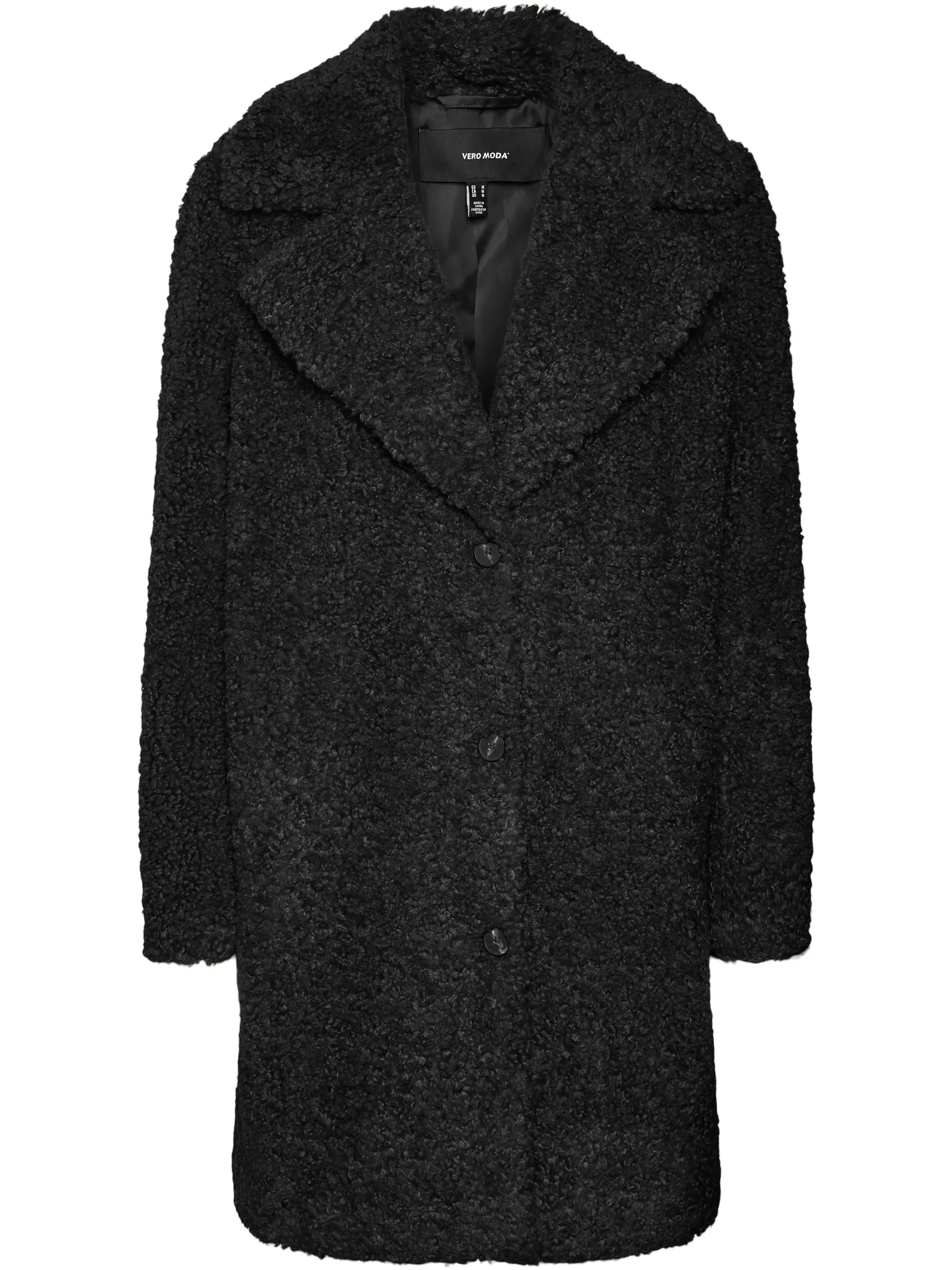 Vero Moda 10289938 VMKYLIE AW23 TEDDY CO Schwarz 887824 177868 5
