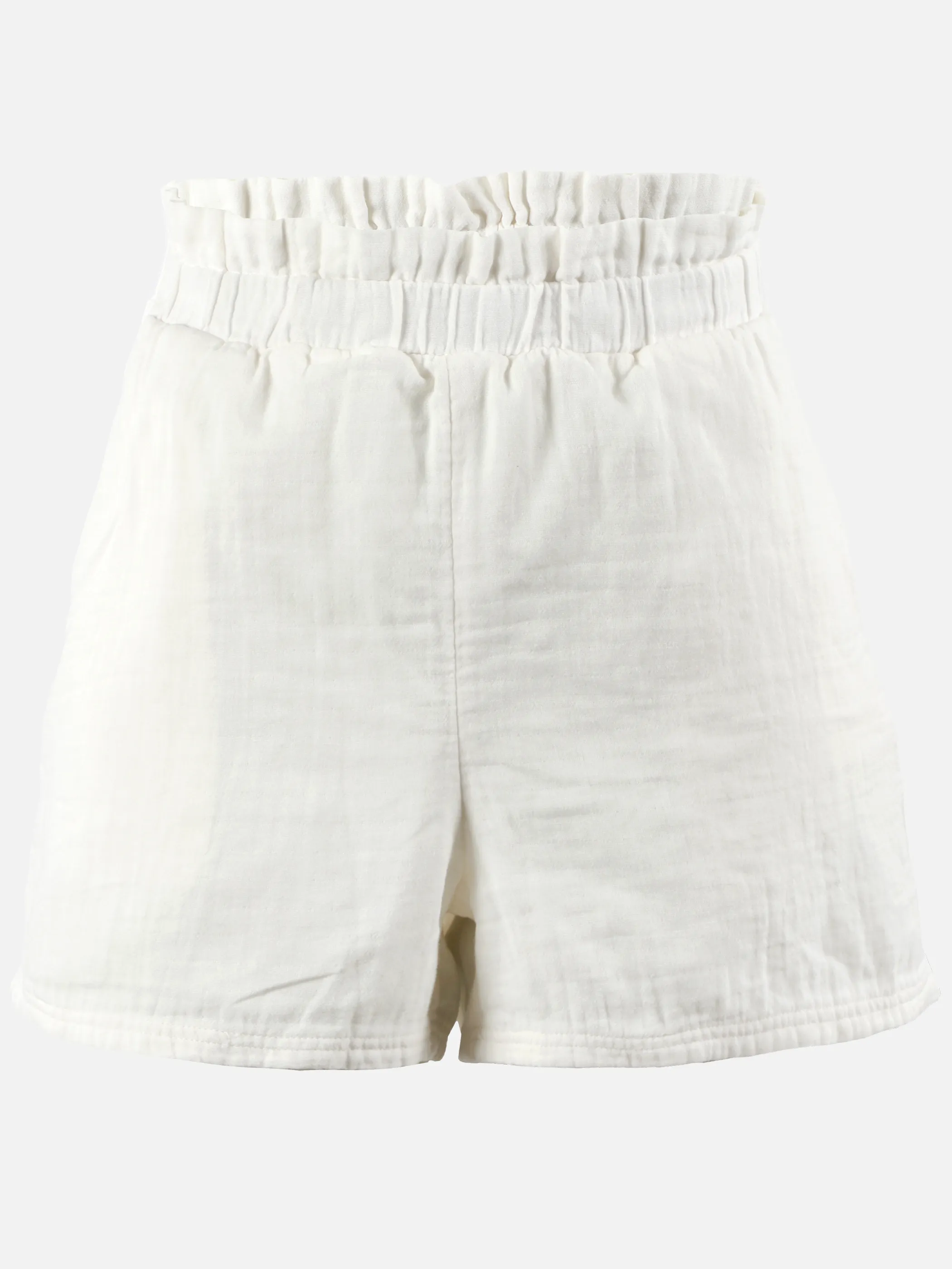 One Way JM Musselin Shorts in weiß und grau Weiß 907401 WEIß 1