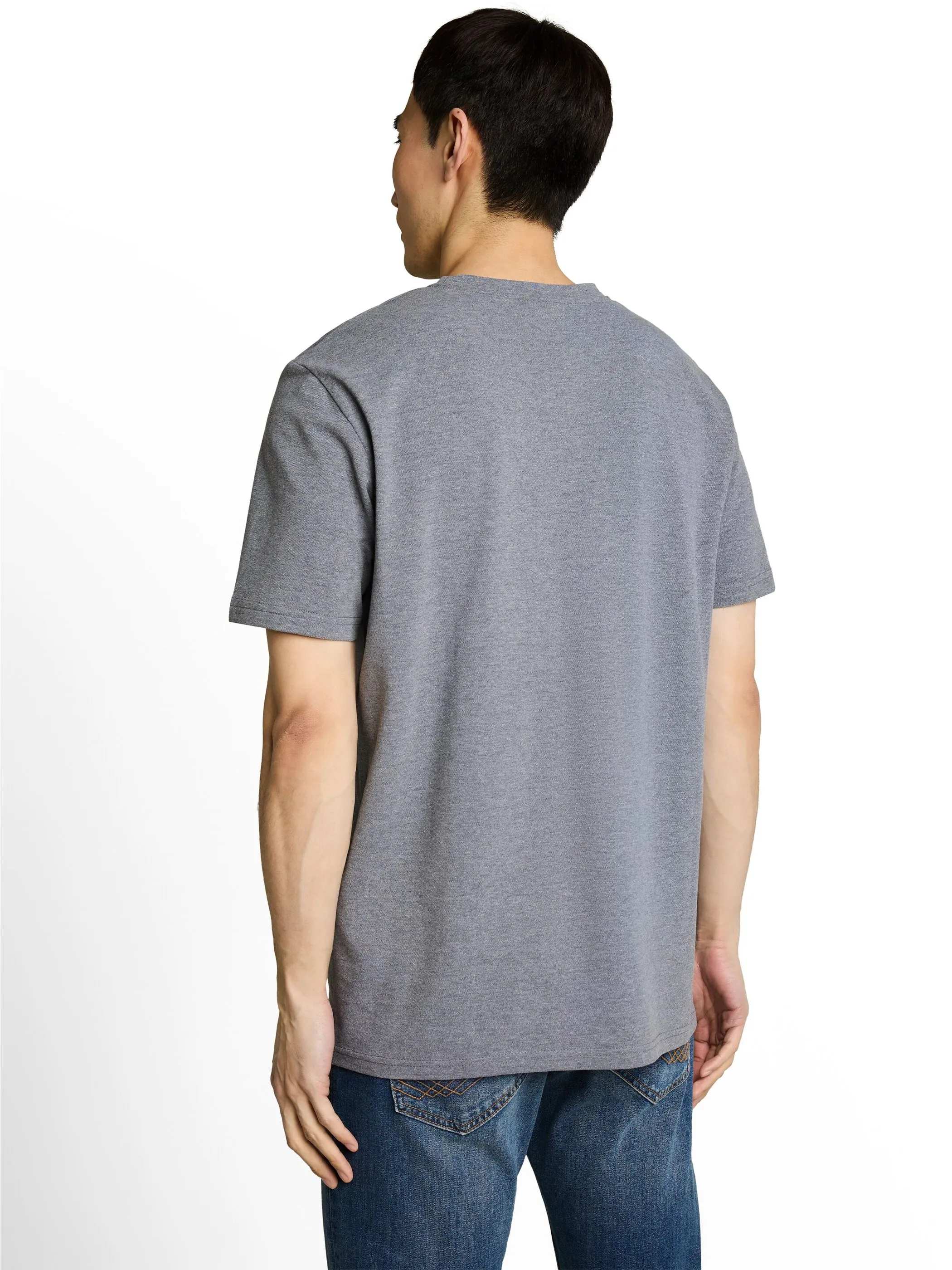 Tom Tailor 1052170 pique t-shirt Blau 926461 10668 2