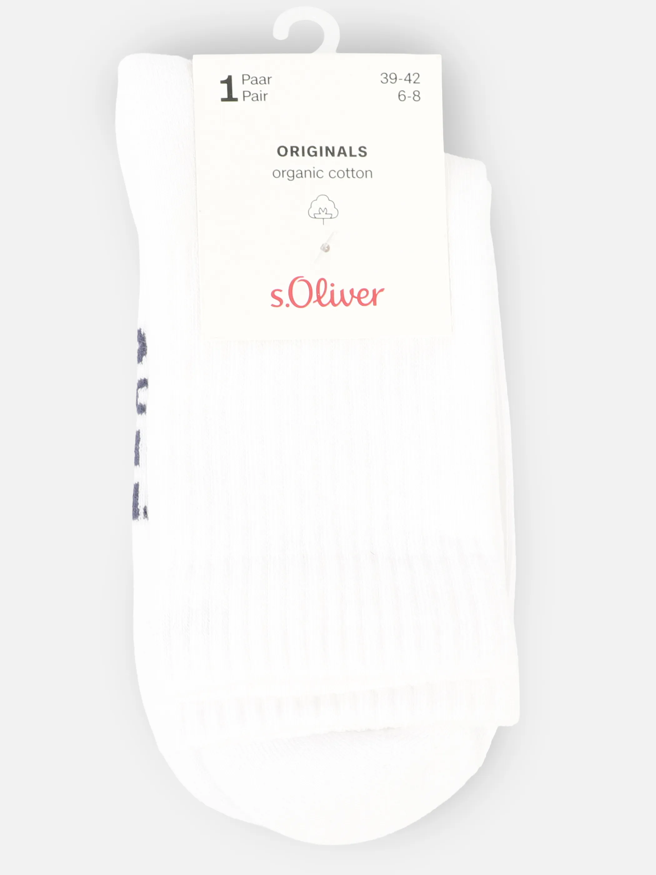 s.Oliver S20131 UN Tennissocken Sprüche Weiß 928776 1615 2