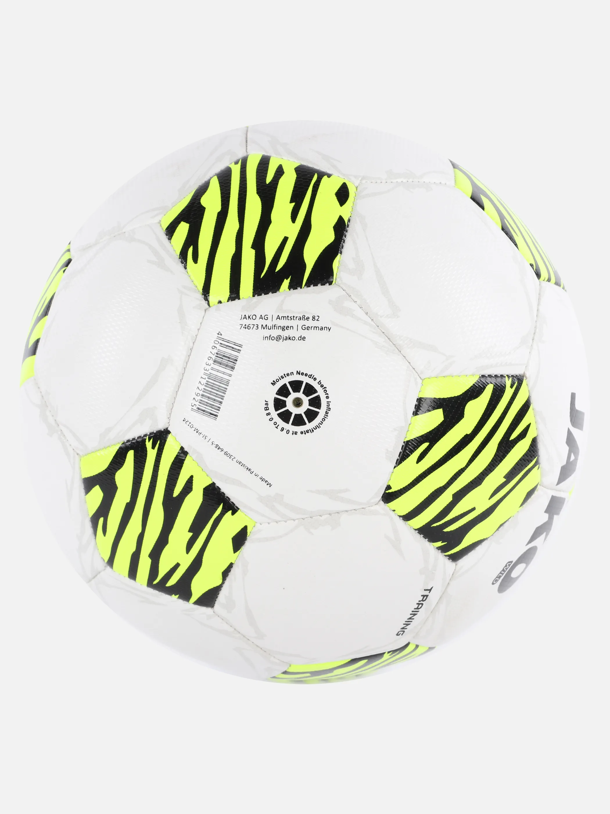 JAKO 2309 Trainingsball Wild Weiß 902638 648 2