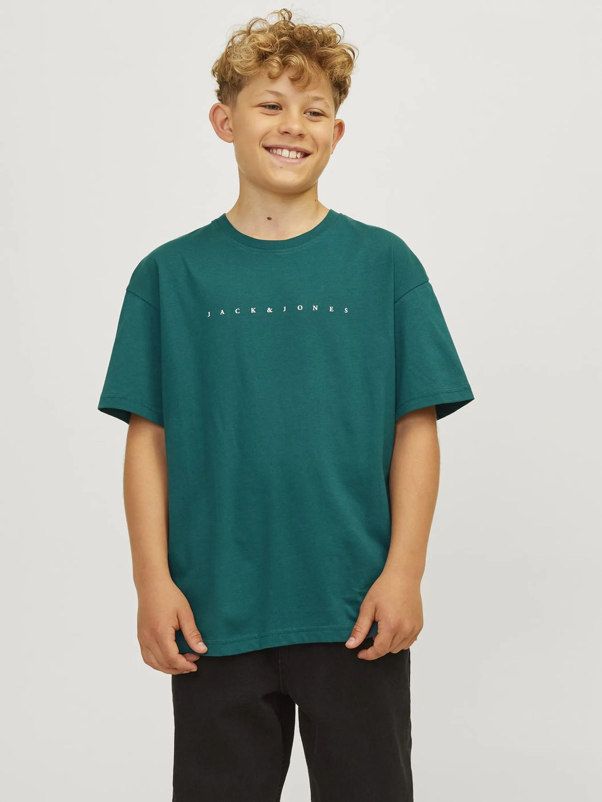 Jack&Jones Junior 12237435 JJESTAR JJ TEE SS NOO Grün 879589 176441 2