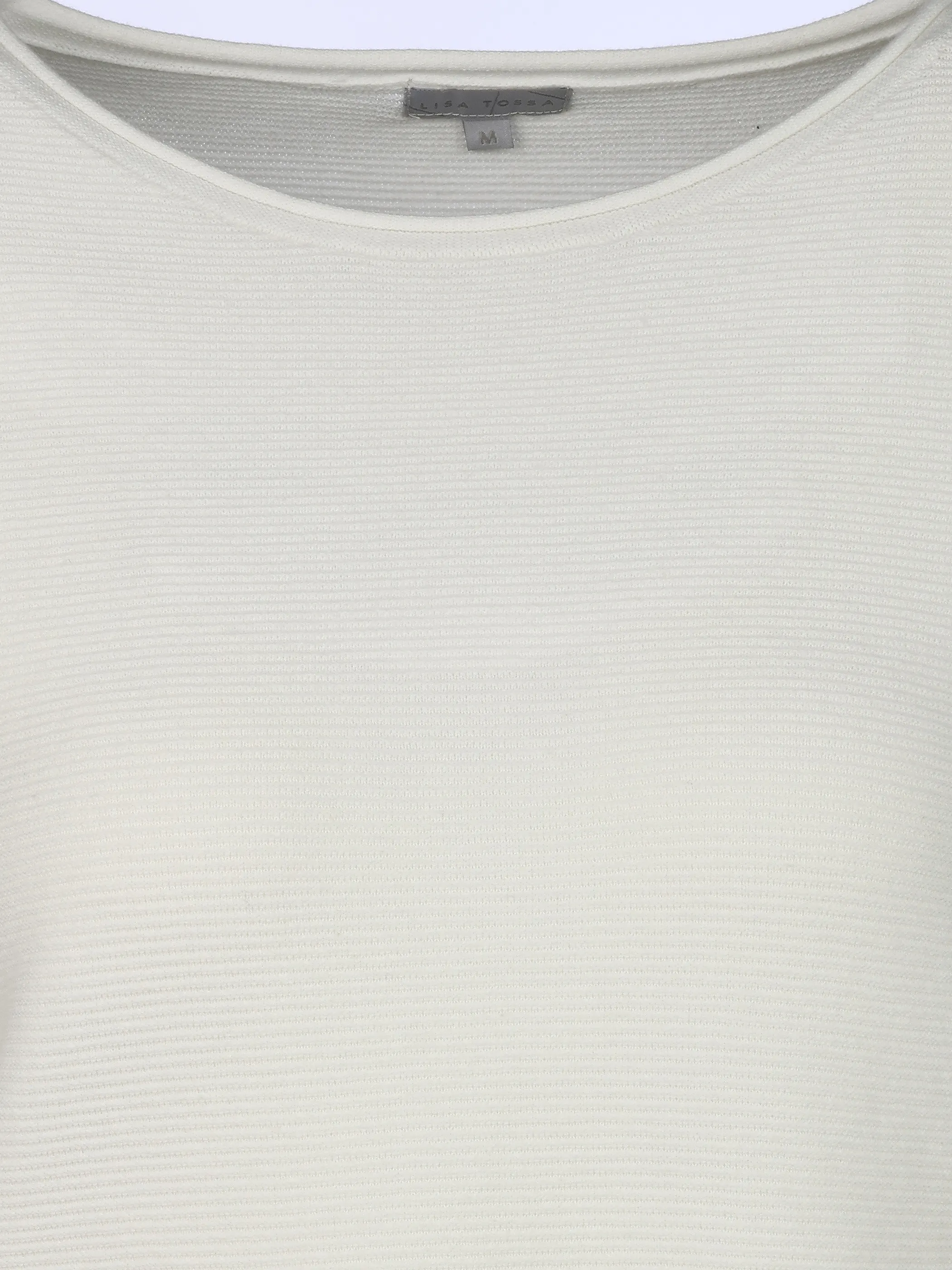 Lisa Tossa Da-Strukturpullover Weiß 926351 OFF-WHITE 3