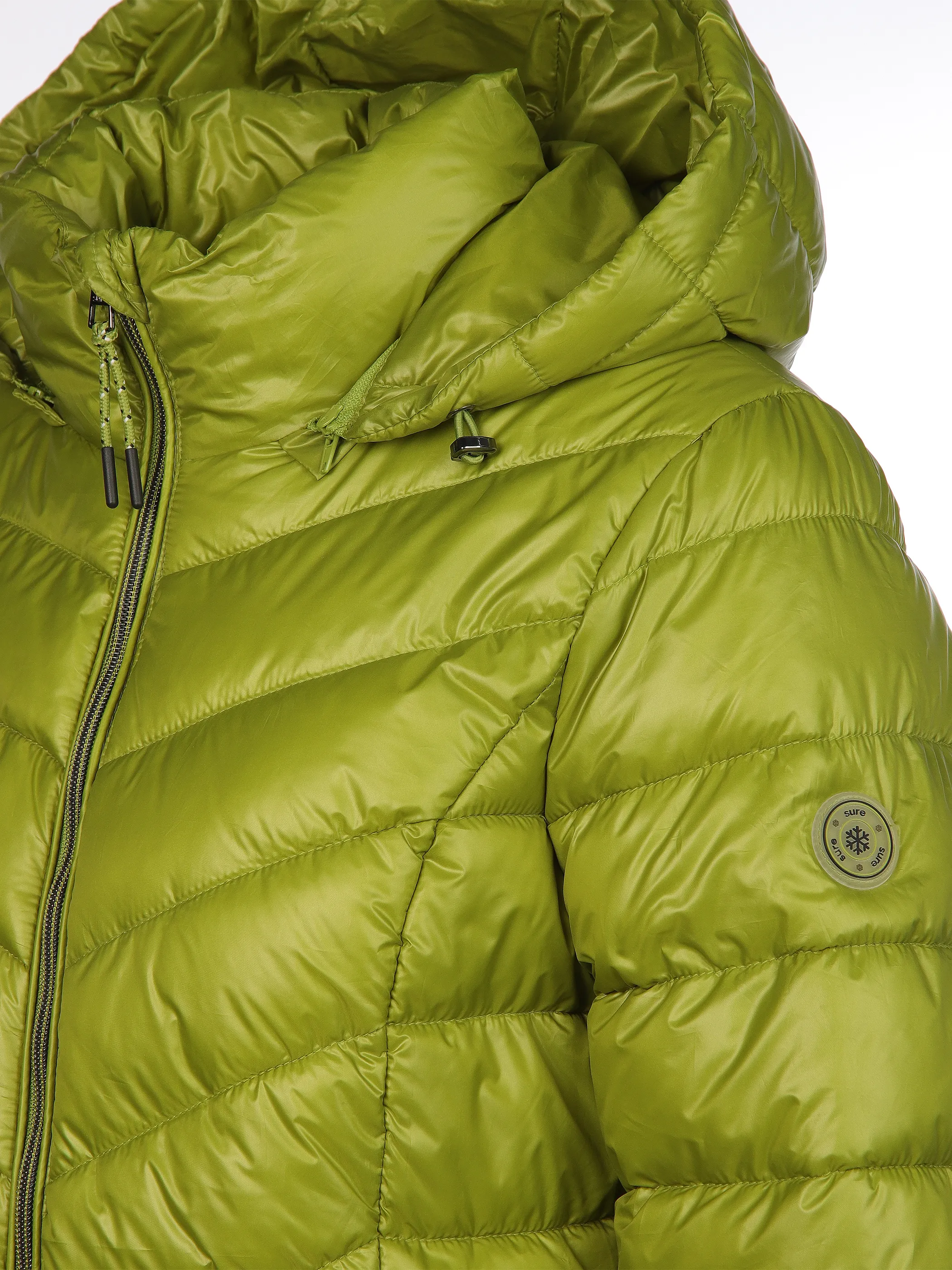 Sure Da-Steppjacke m. Kapuze Grün 912539 GREEN 4