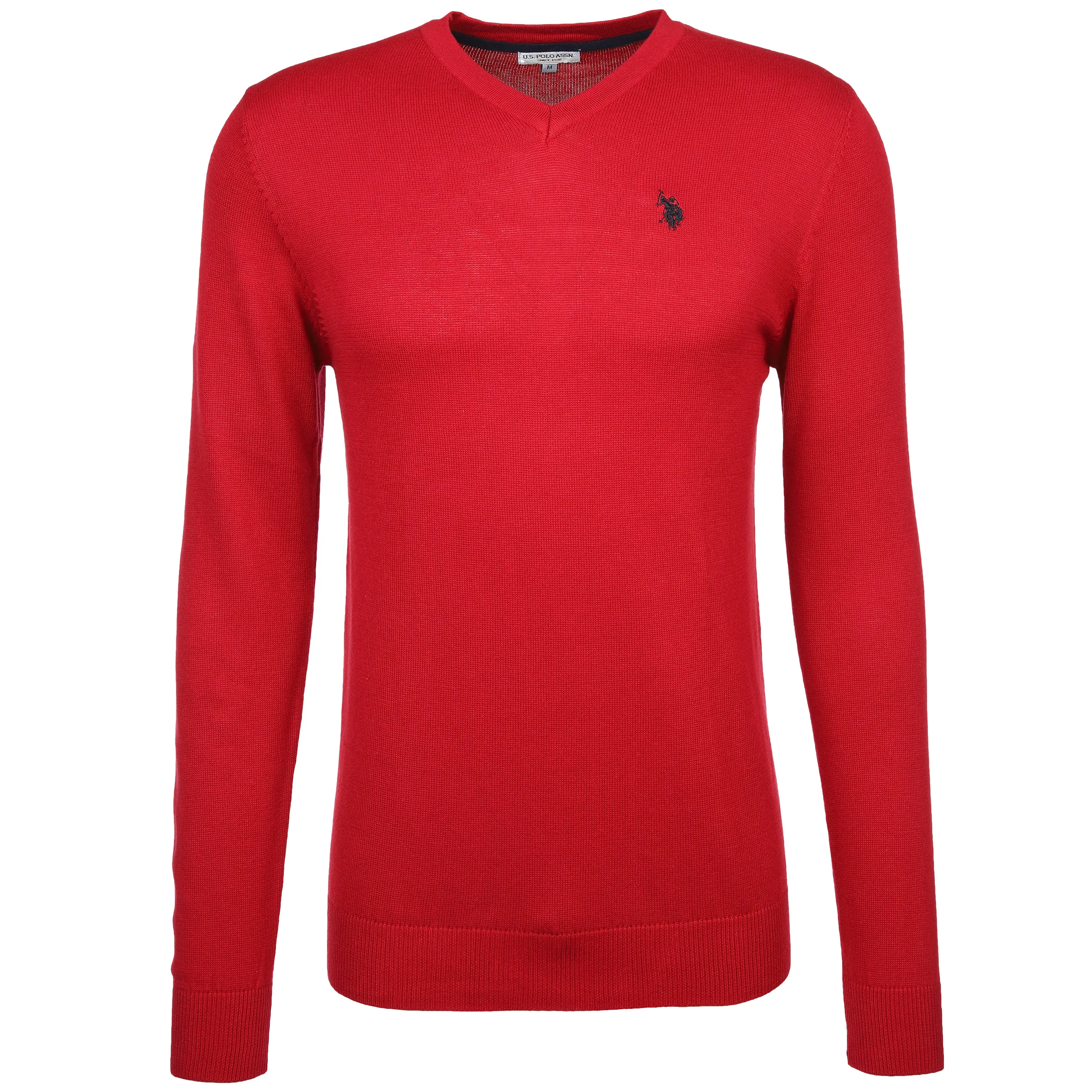 U.S. Polo Assn. He. Pullover V-Ausschnitt Rot 889560 ROT 1 U.S. Polo Assn. He. Pullover V-Ausschnitt Rot 889560 ROT 1
