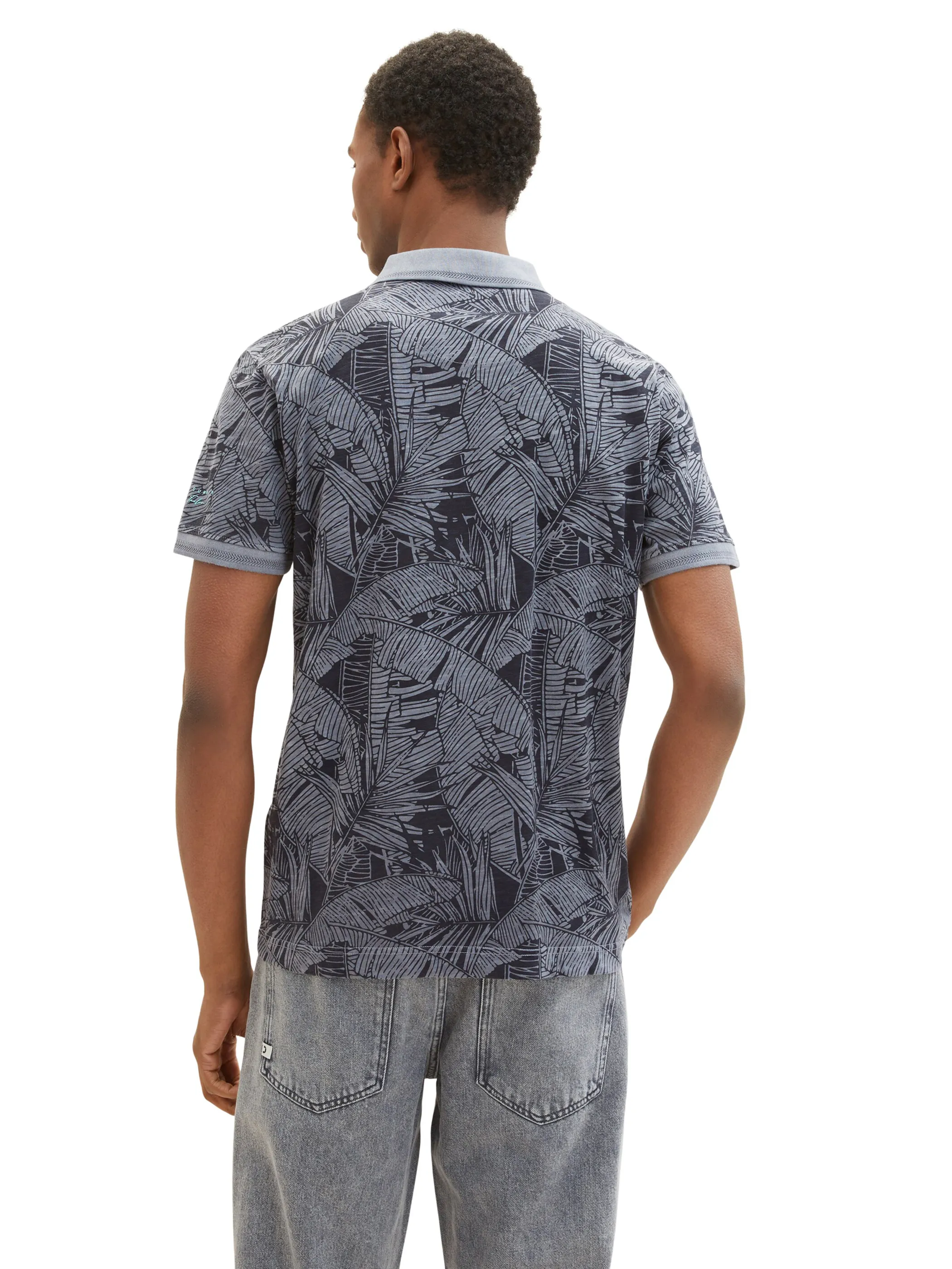 Tom Tailor 1036375 allover printed polo Blau 880568 31800 2 Tom Tailor 1036375 allover printed polo Blau 880568 31800 2