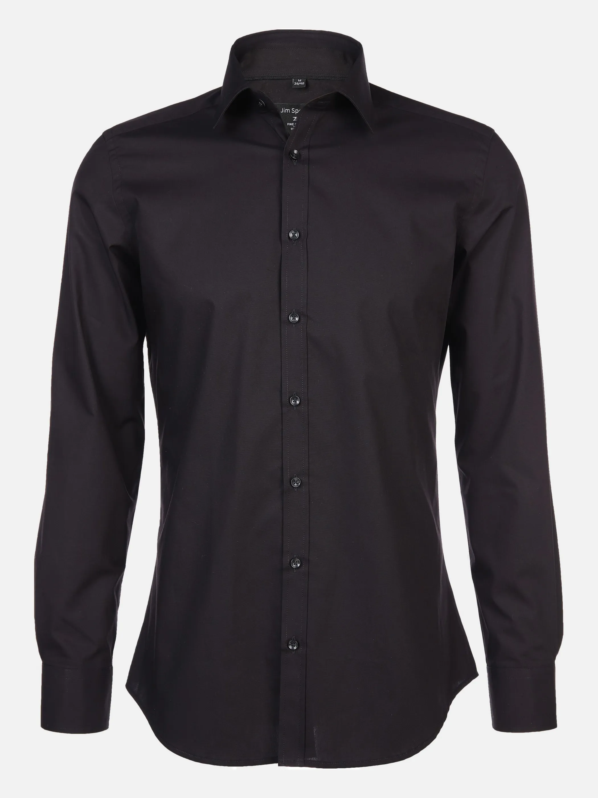 Jim Spencer He. Cityhemd 1/1 Arm SF bügelfrei Schwarz 877306 BLACK 1 Jim Spencer He. Cityhemd 1/1 Arm SF bügelfrei Schwarz 877306 BLACK 1